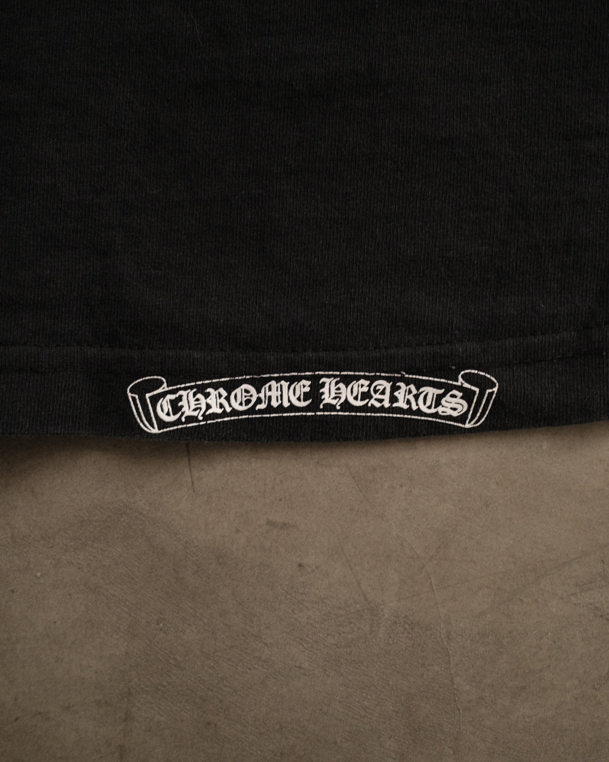 Chrome Hearts Metallic Prints Vertical Logo Vintage