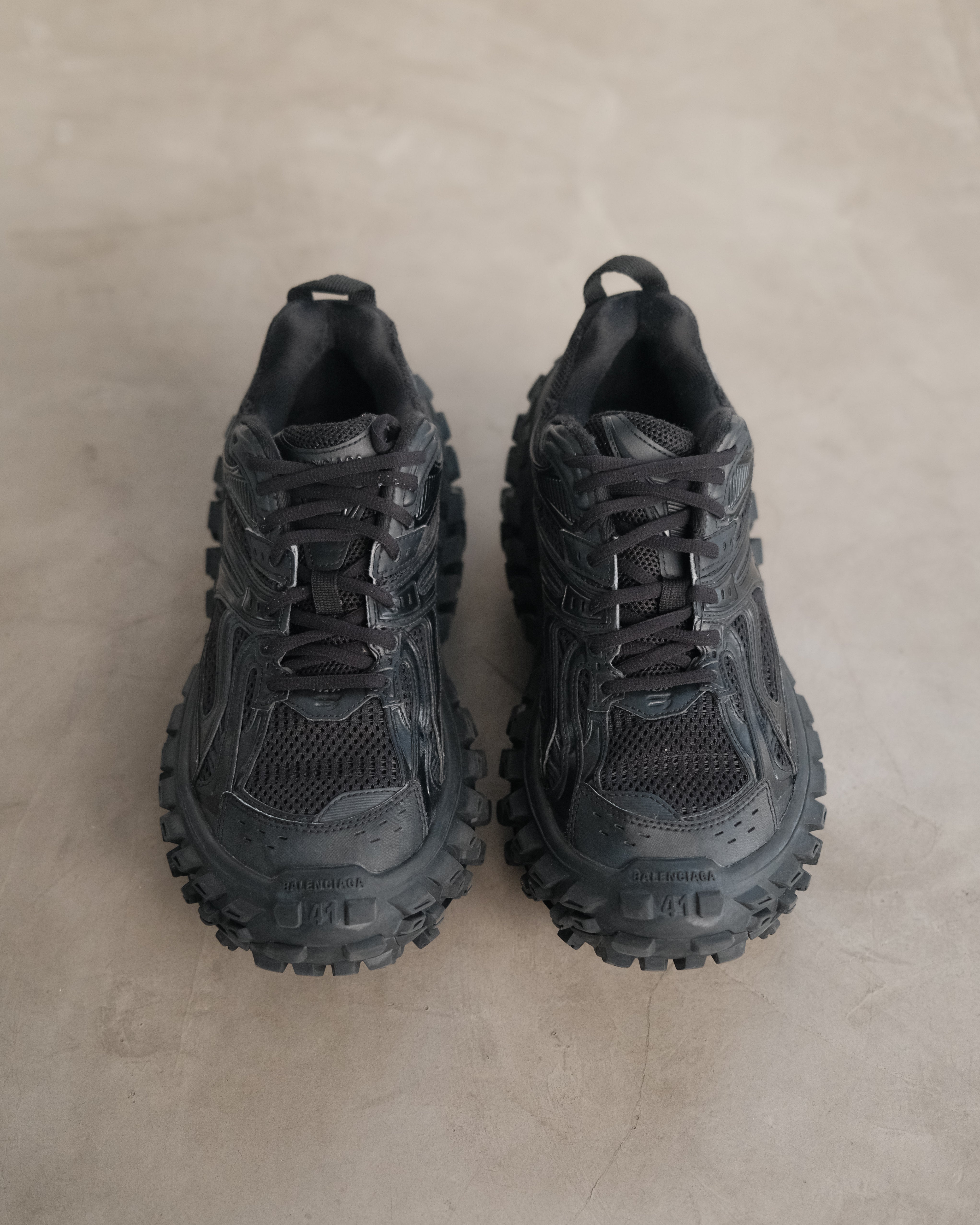 BALENCIAGA Defender Trainers Black Sneaker – Around The Shoes