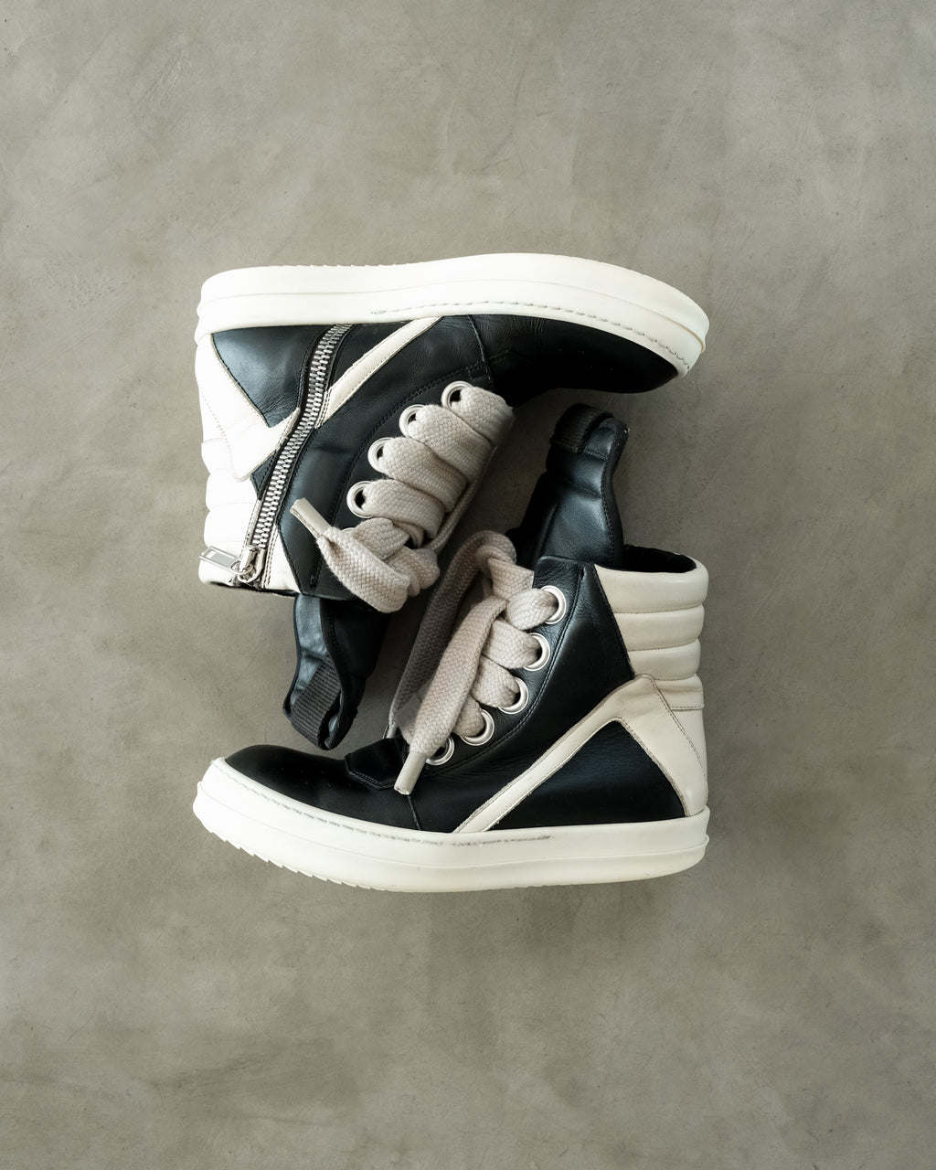 RICK OWENS Jumbo Lace Geobasket Sneaker