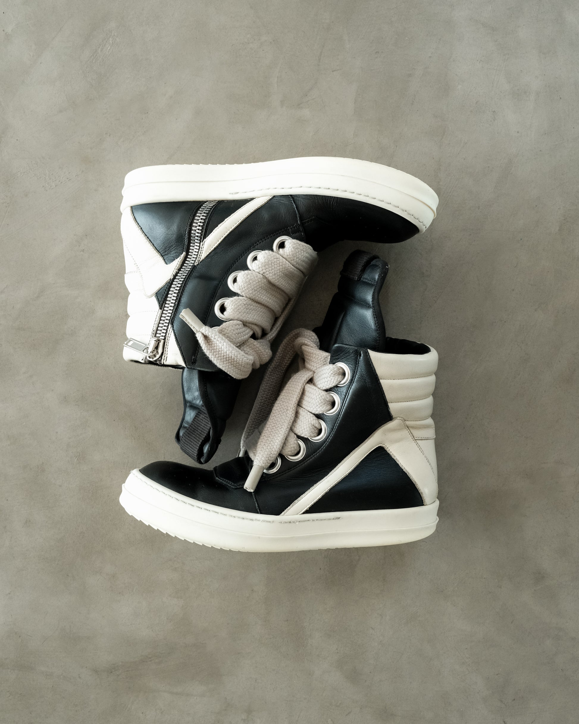 RICK OWENS Jumbo Lace Geobasket Sneaker