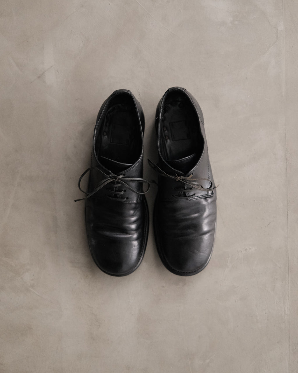 GUIDI 992 Leather Derby Shoes