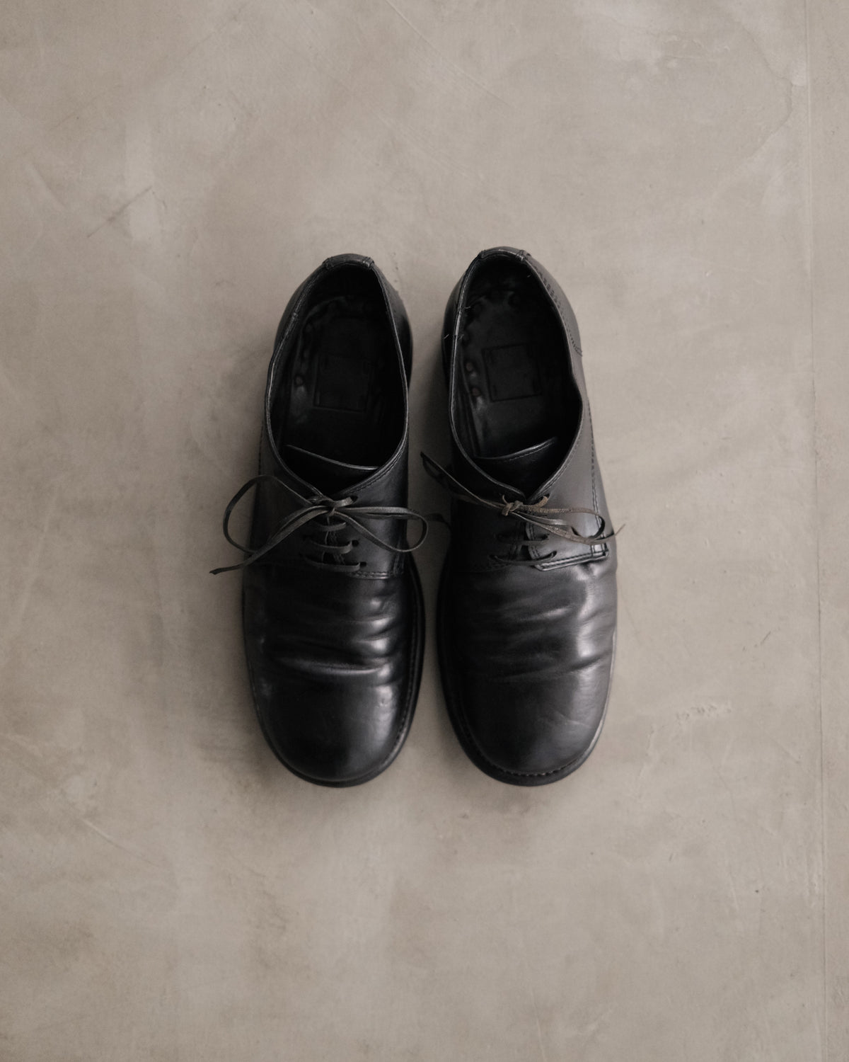 GUIDI 992 Leather Derby Shoes