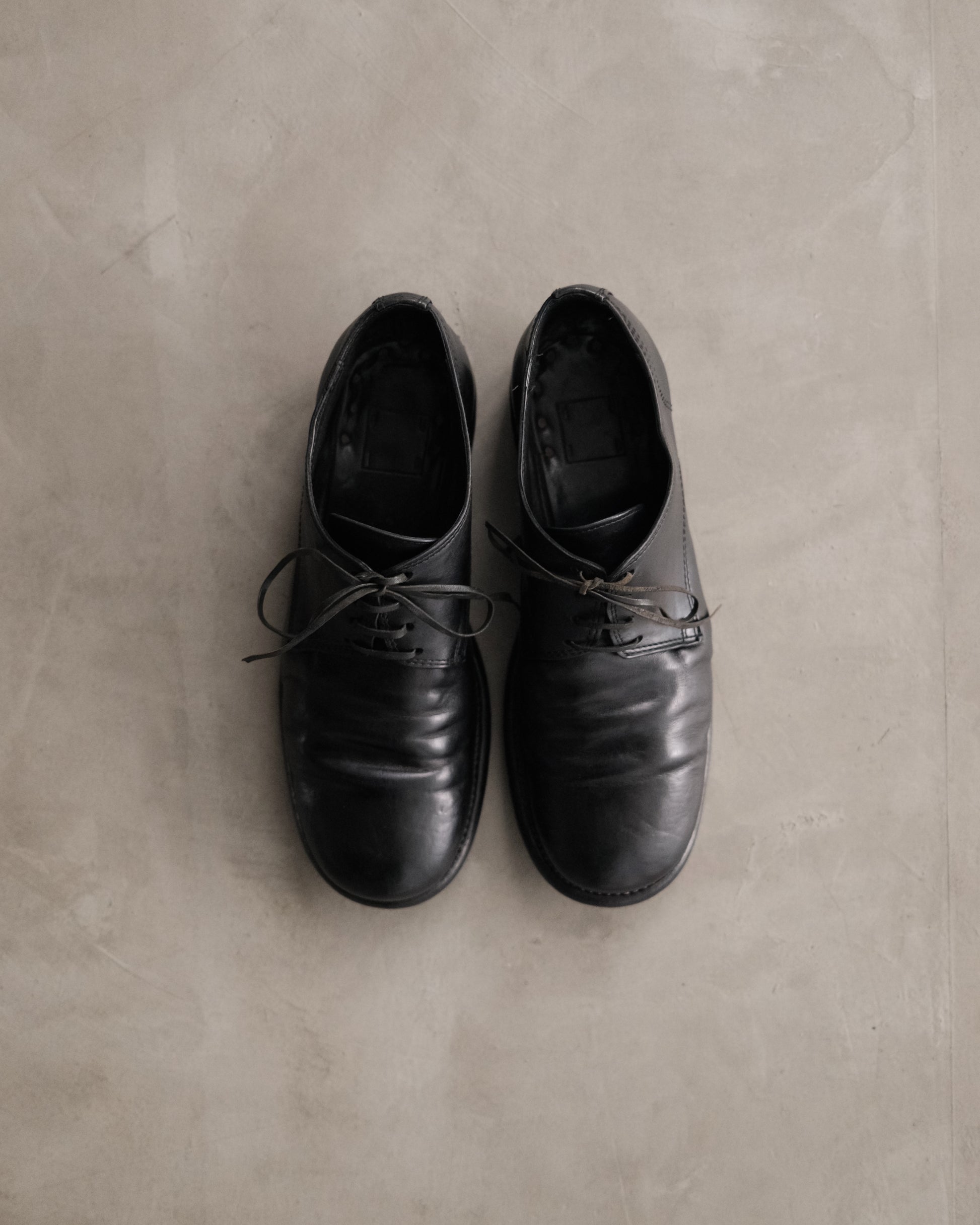 GUIDI 992 Leather Derby Shoes