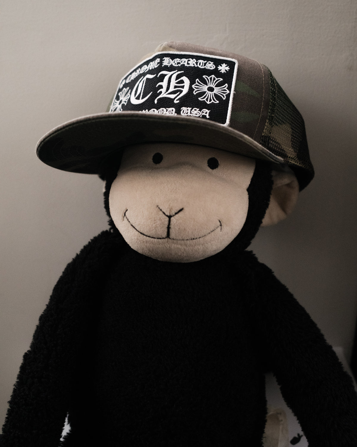 CHROME HEARTS Hollywood Trucker Hat Camo