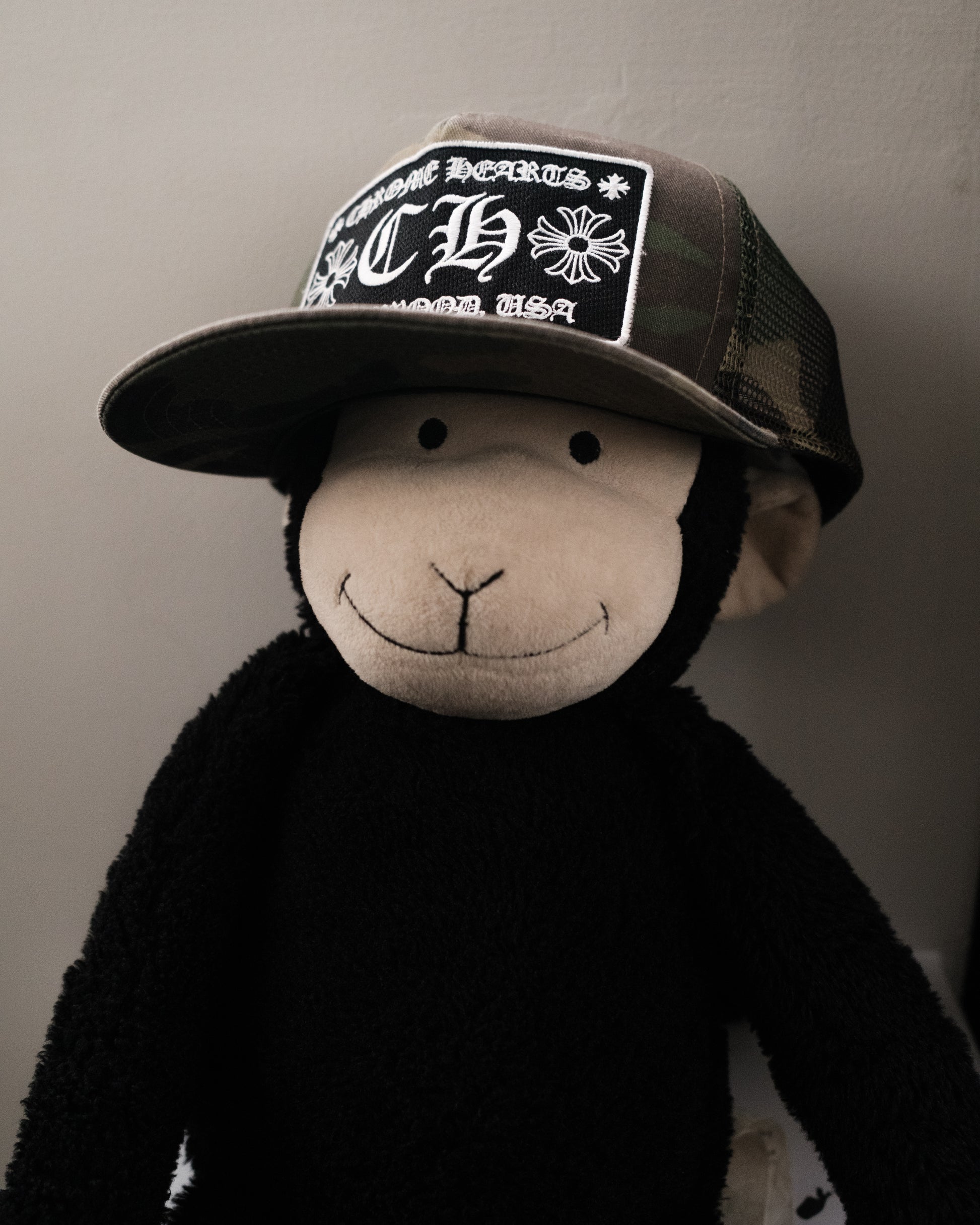 CHROME HEARTS Hollywood Trucker Hat Camo