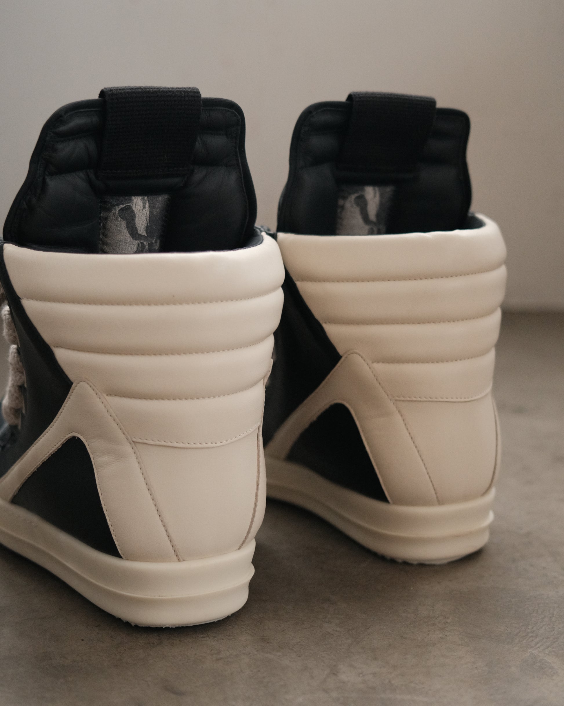 RICK OWENS SS25 Geobasket Jumbo Lace Sneaker