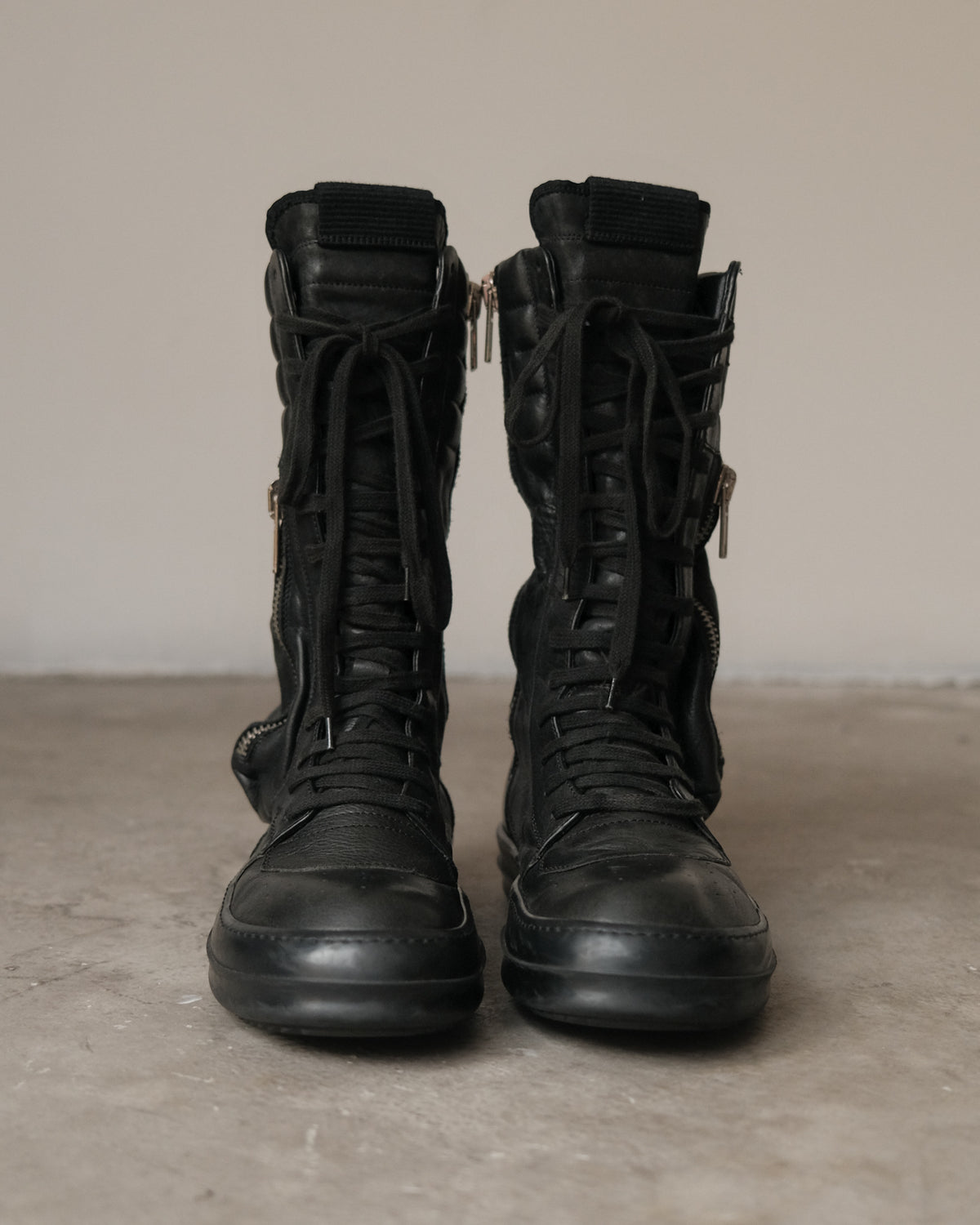 Rick Owens Early Archive Cargobasket / First Generation Black Warrior Boots.