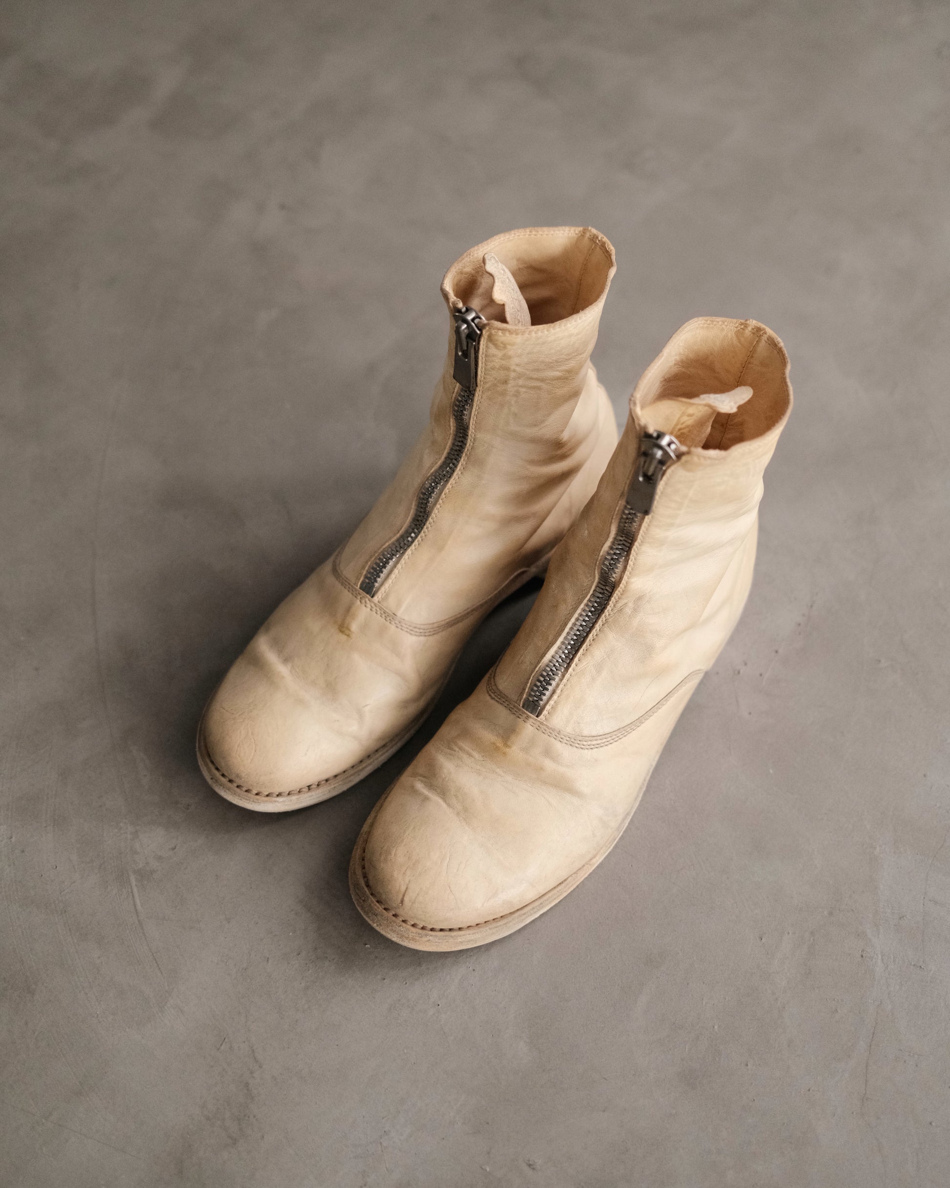 GUIDI 210 Leather Ankle Boots