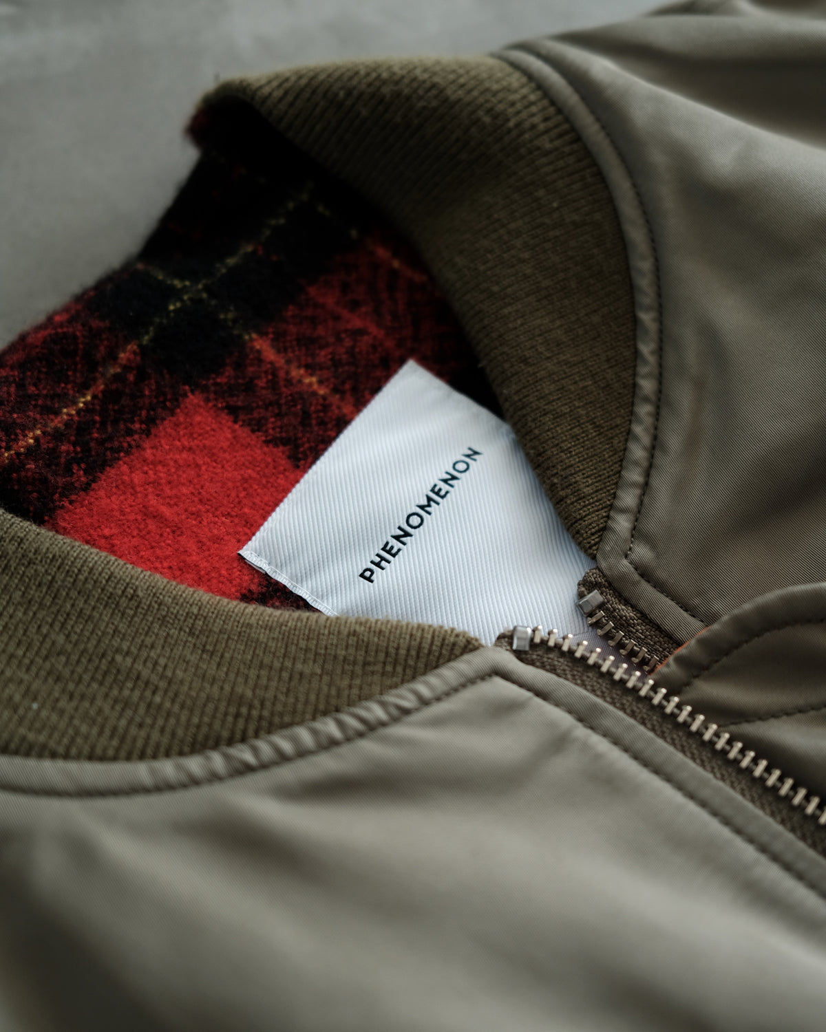FW15 Phenomenon Cutoff “Scarf” Ma-1 Bomber Jacket