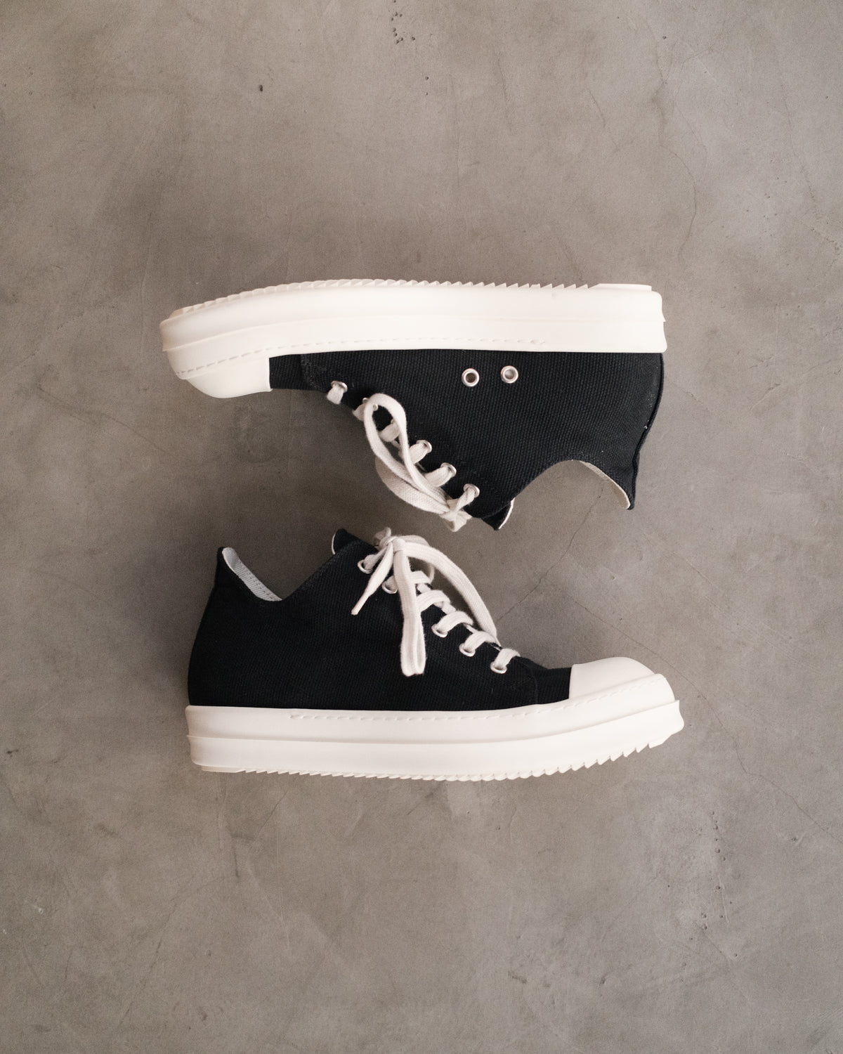 RICK OWENS Drkshdw Low-Top Ramones