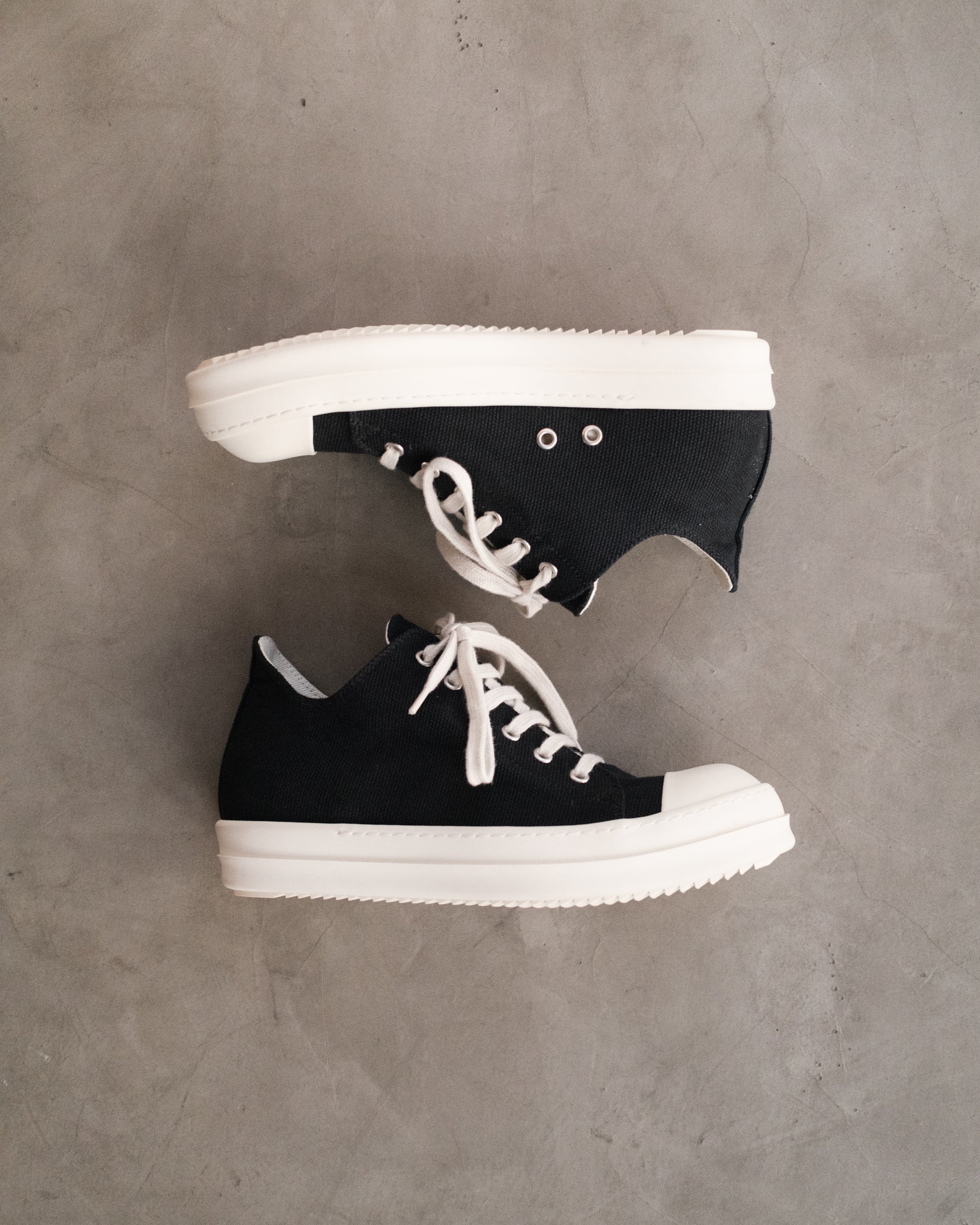 RICK OWENS Drkshdw Low-Top Ramones