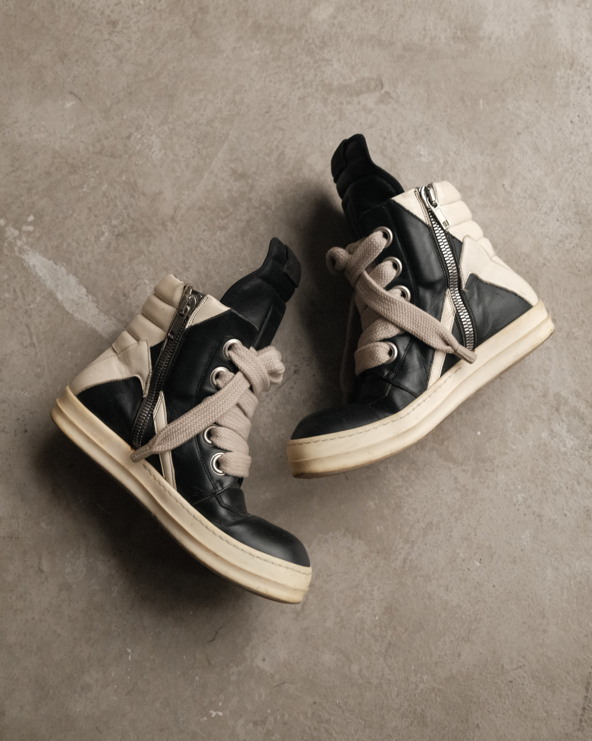 Rick Owens Jumbo Lace Geobasket Sneaker
