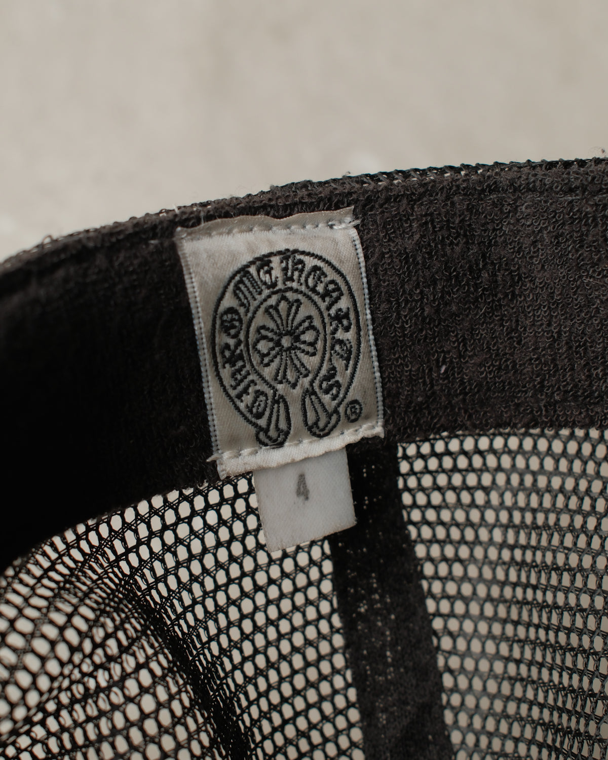 Vintage Chrome Hearts FUCK Hollywood Trucker Hat – Black/White