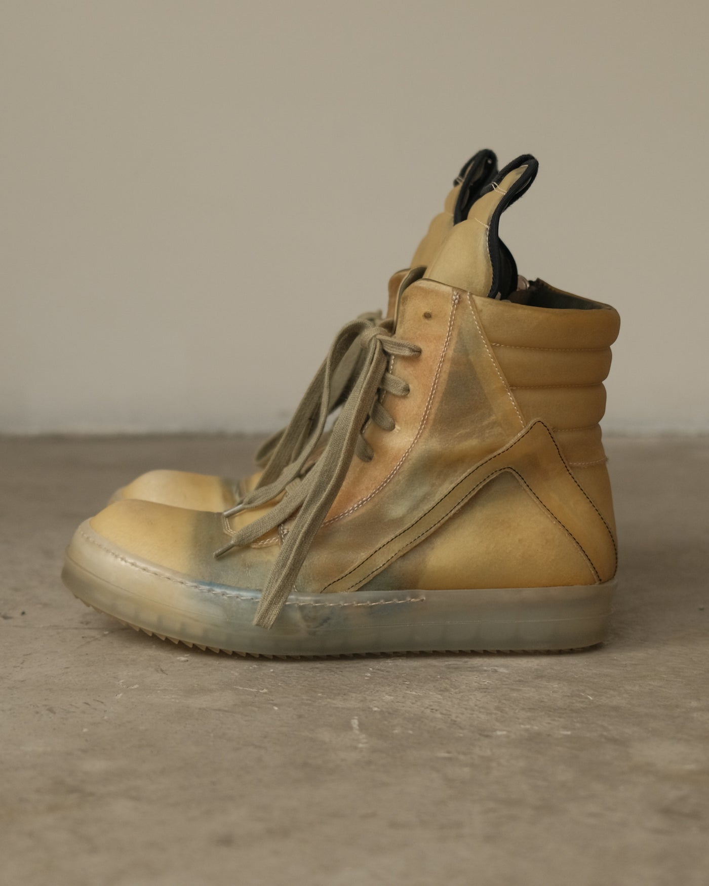 SS19 Rick Owens Babel Geobasket Sneakers