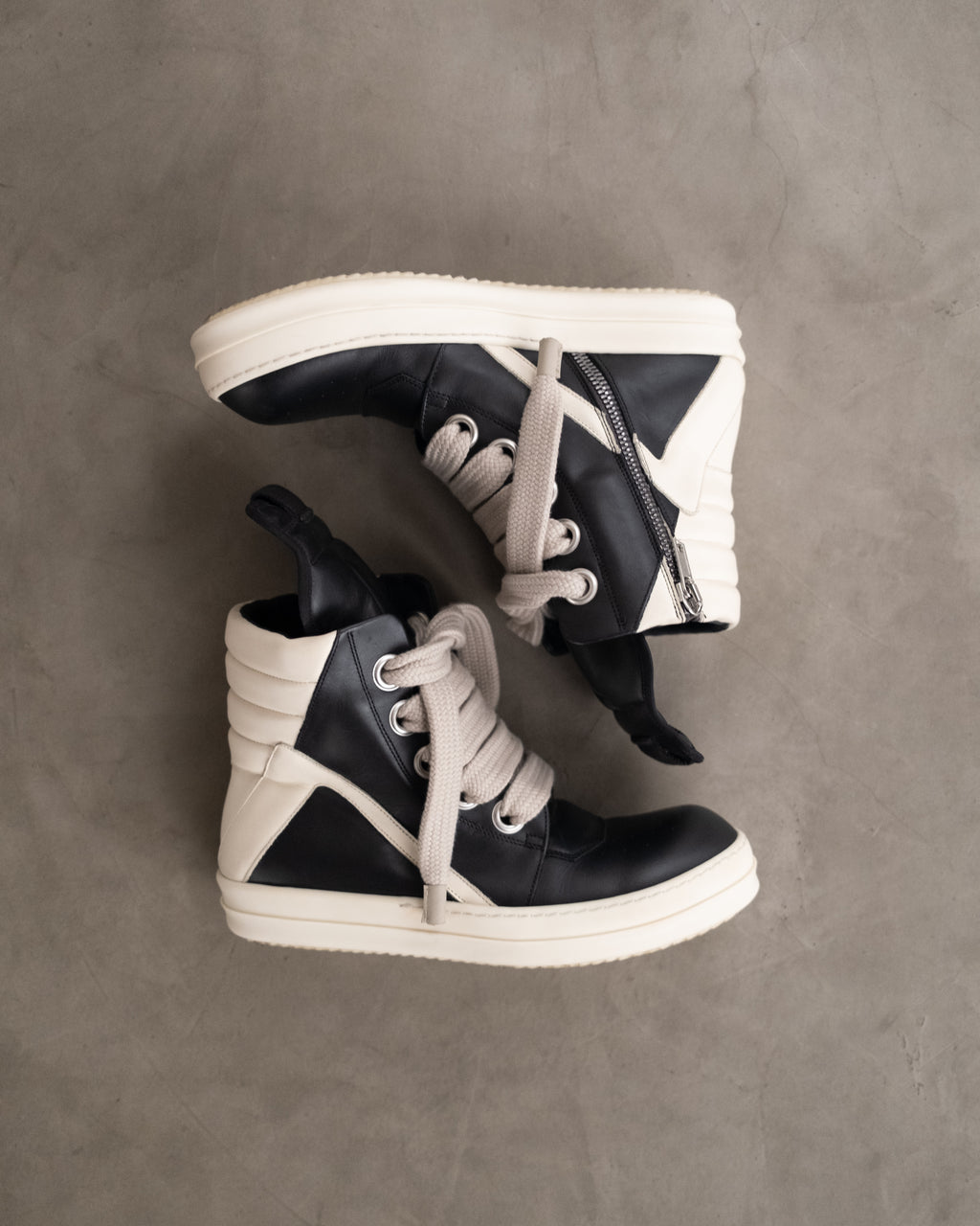 RICKOWENS Geobasket Jumbo Lace Sneaker