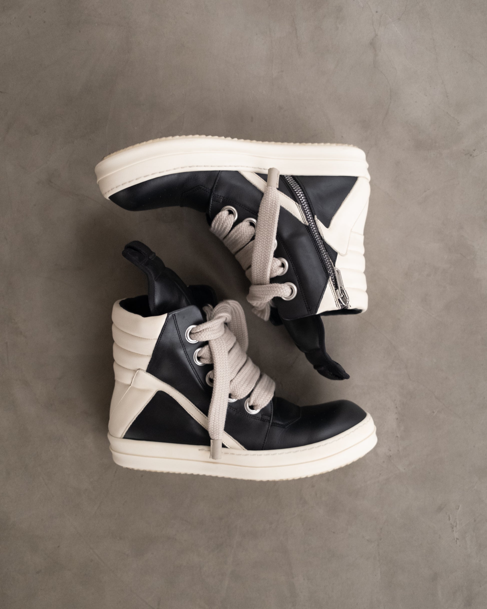 RICKOWENS Geobasket Jumbo Lace Sneaker
