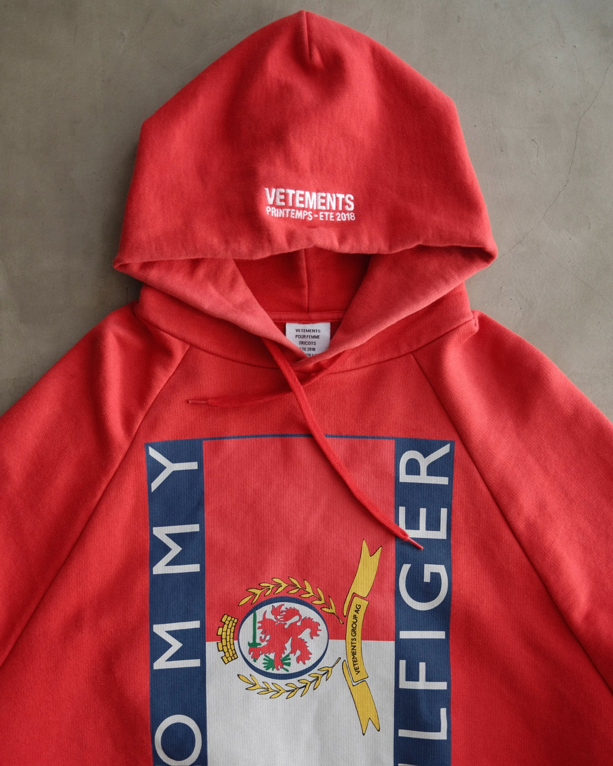 Vetements X Tommy Hilfiger Hoodie