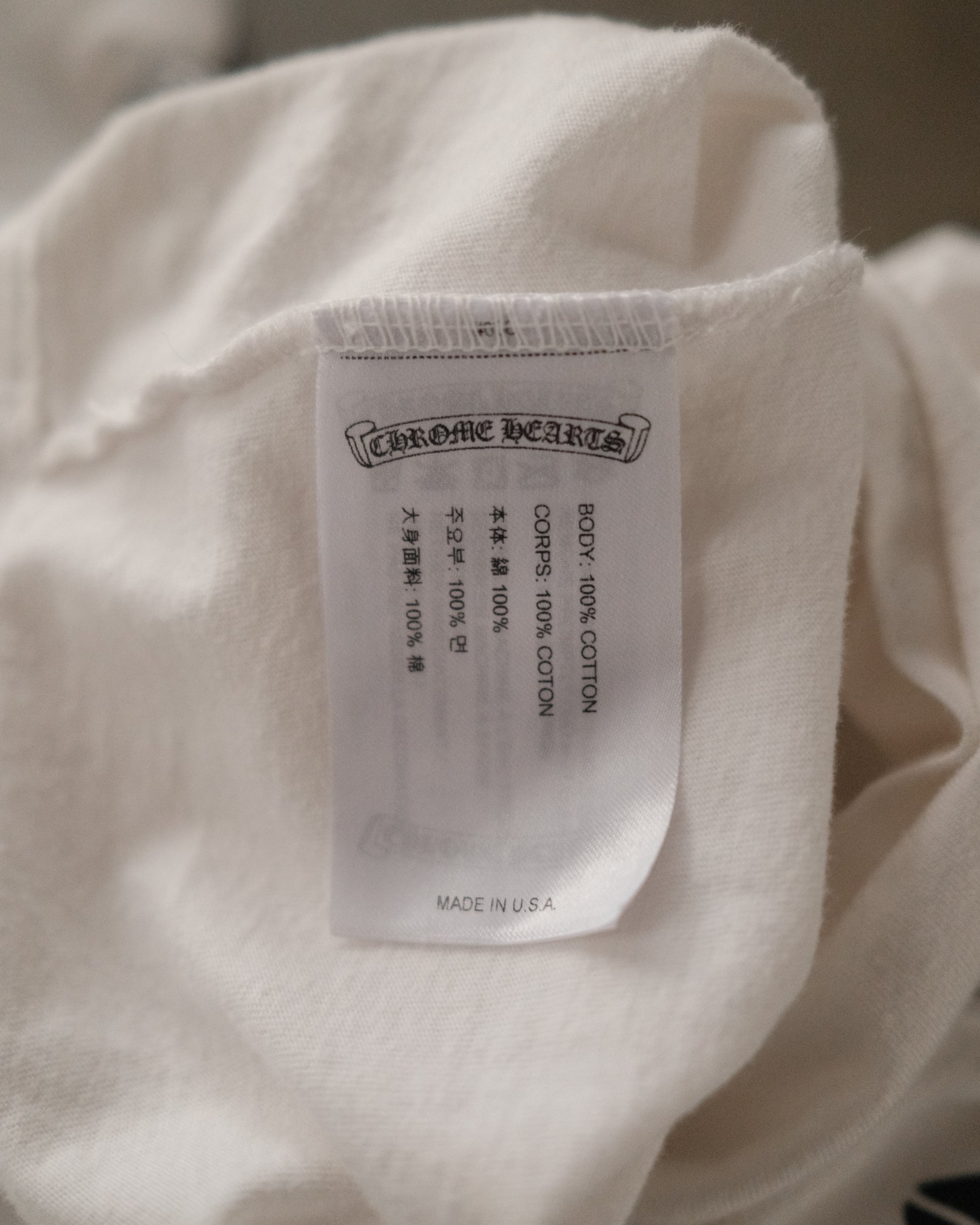 CHROME HEARTS Floral Horseshoe L/S T-Shirt