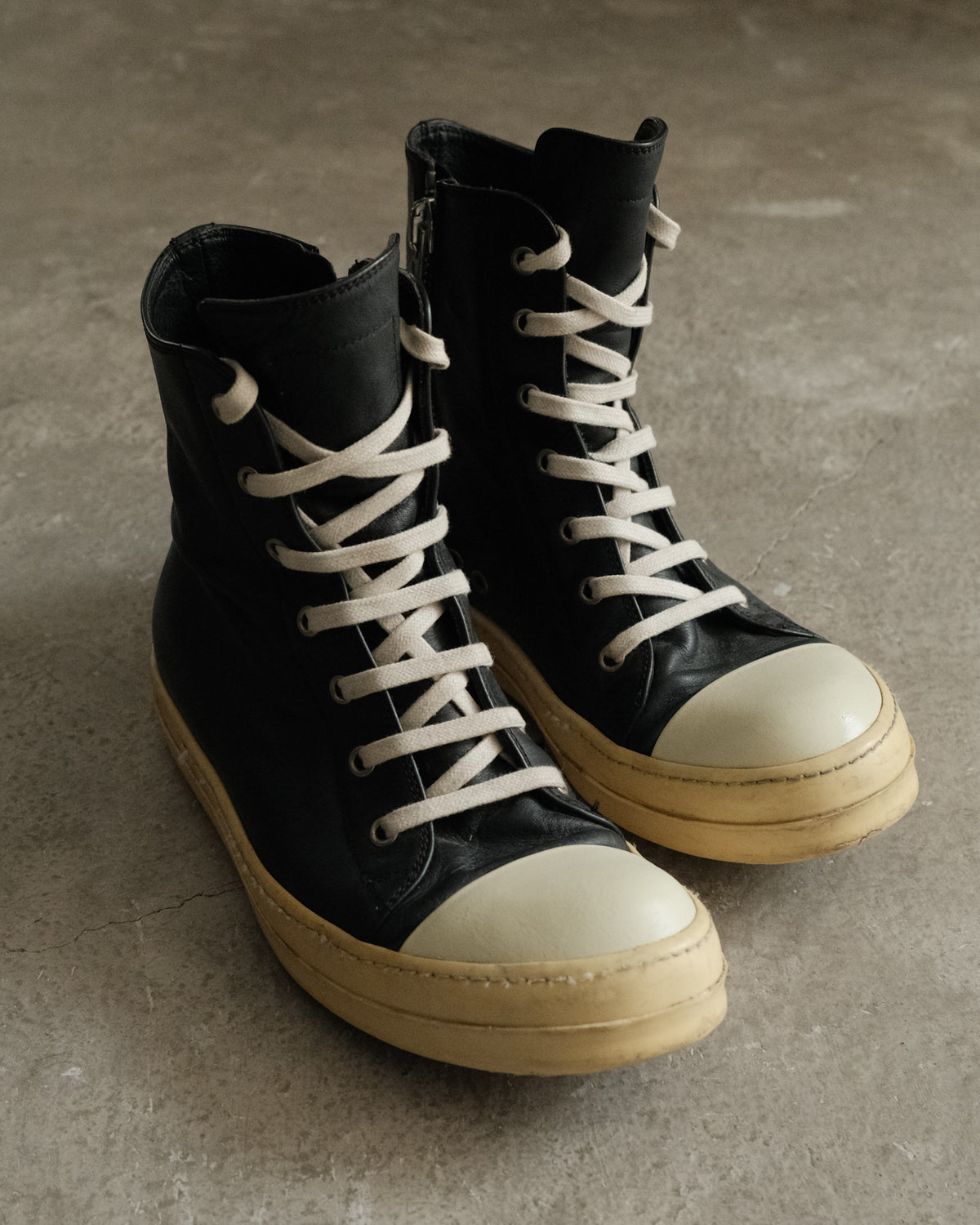 SS16 Rick Owens Mainline High Top Sneakers