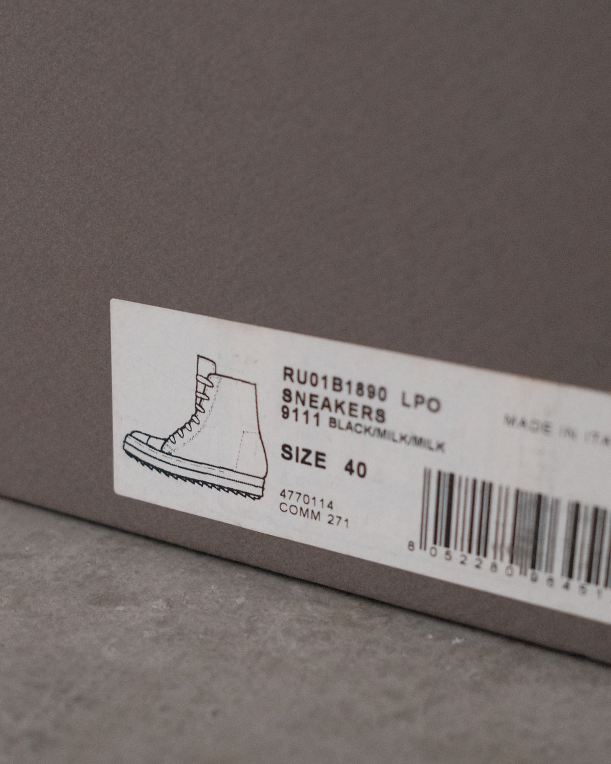 Rick Owens SS22 Fogachine Ramones High