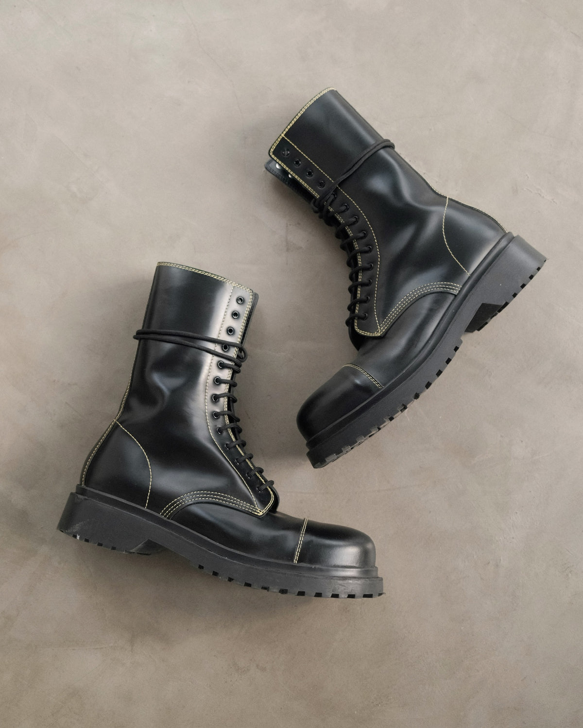 BALENCIAGA Lace-Up Boots