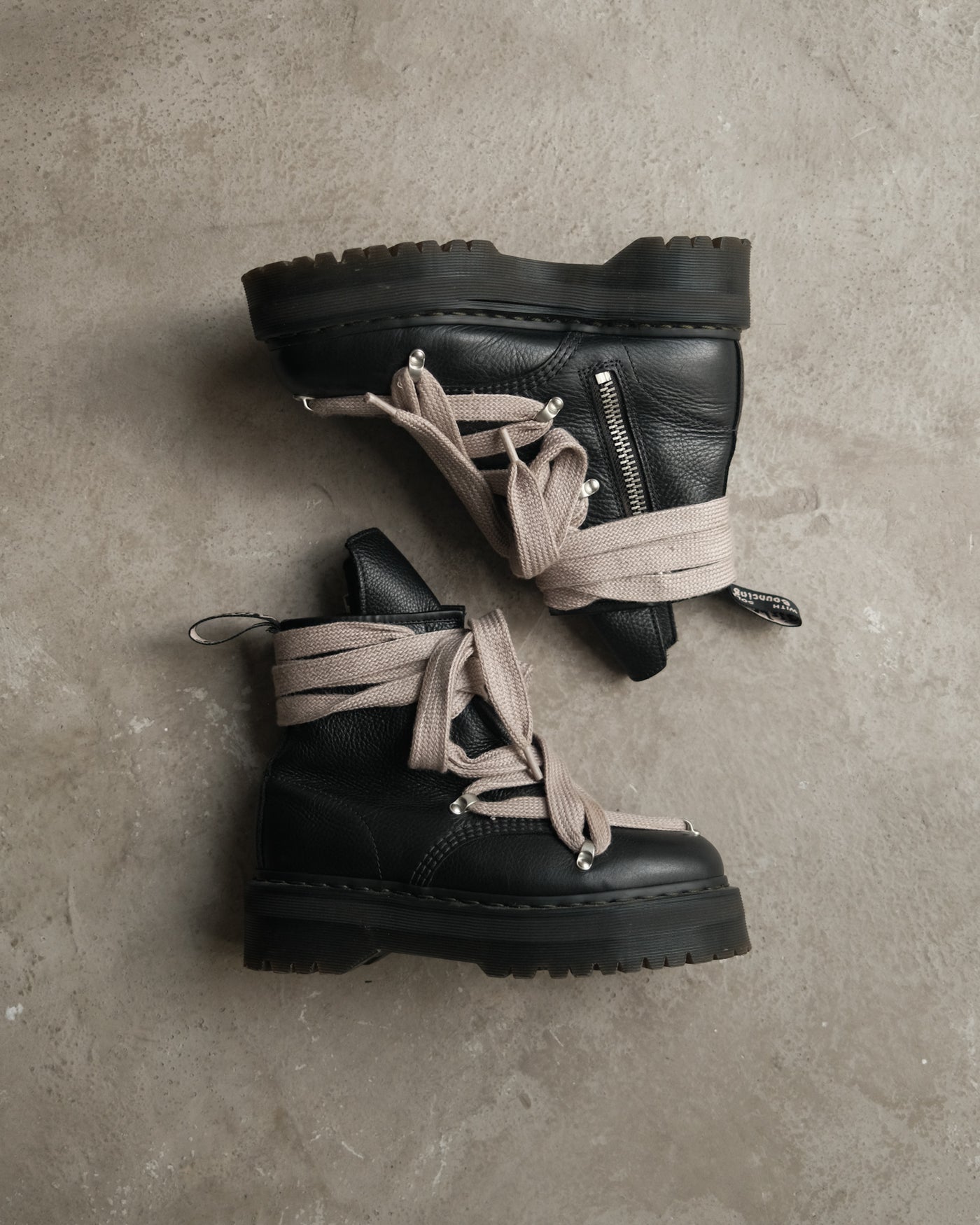 Rick Owens X Dr Martens Jumbo Lace