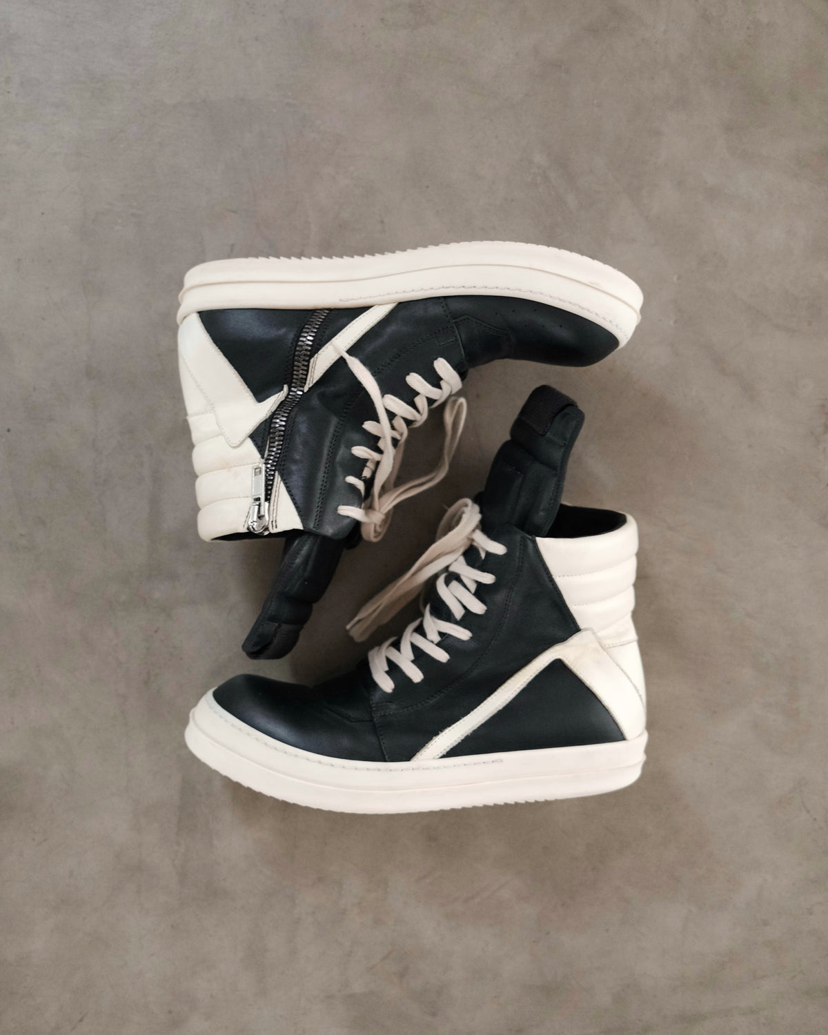SS16 RICKOWENS Geobasket Sneaker
