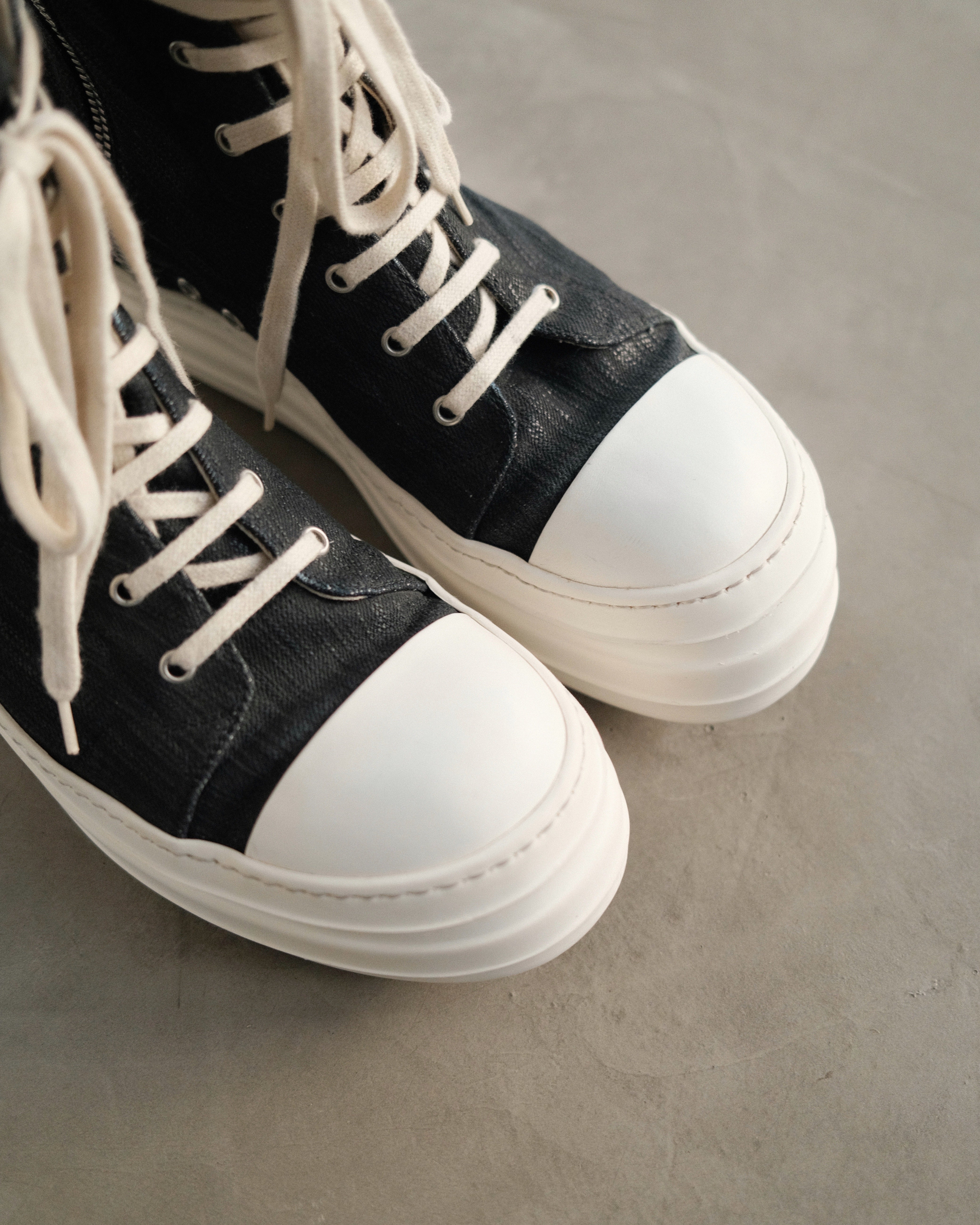 RICK OWENS Drkshdw Double Bumper Ramones Sneakers – Around The Shoes