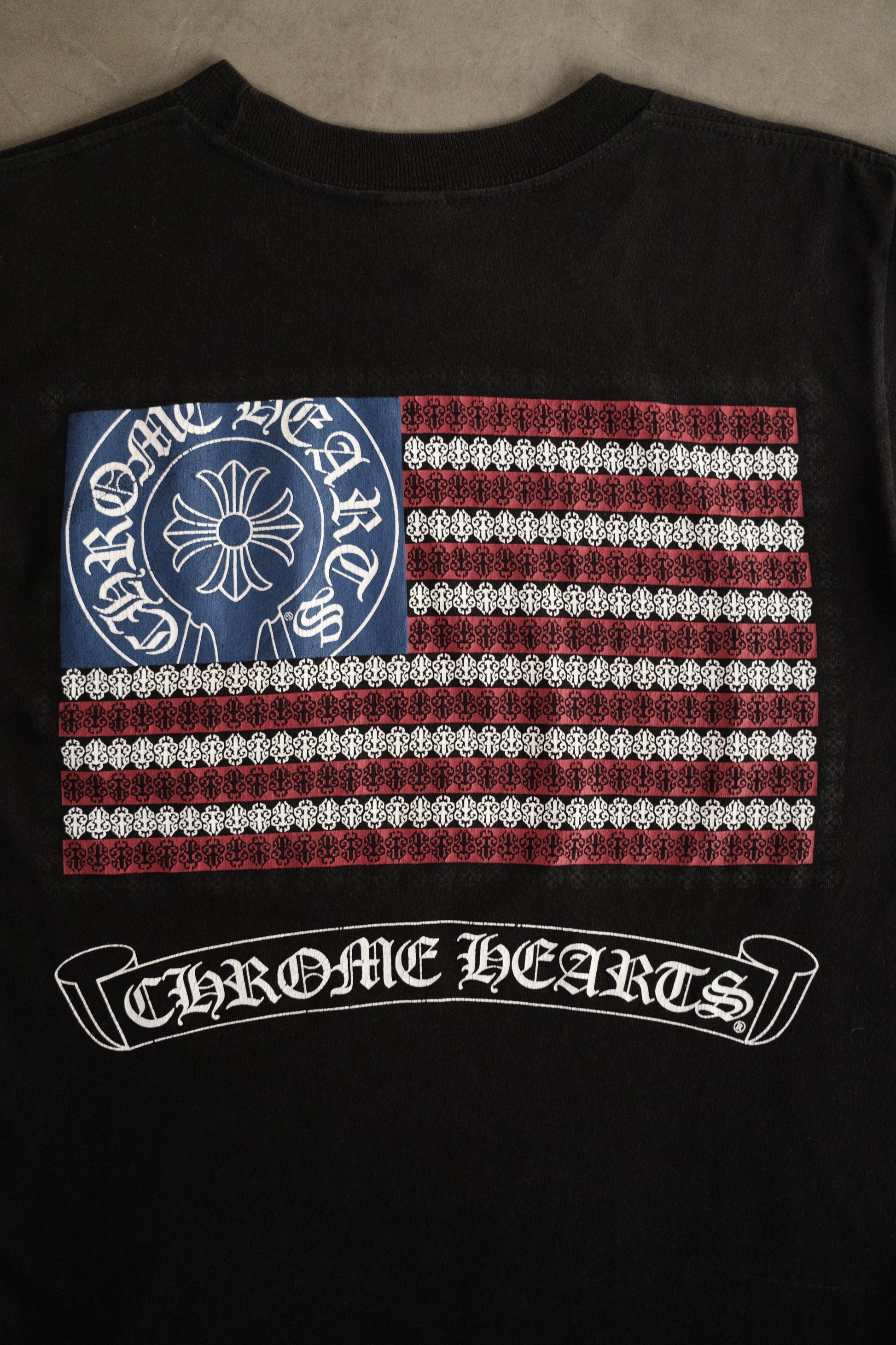 Vintage CHROME HEARTS American Flag Tee