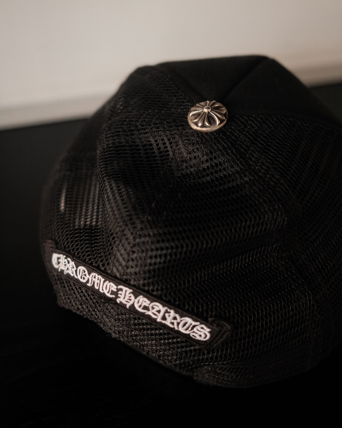 CHROME HEARTS Hollywood Trucker Hat Black/Black