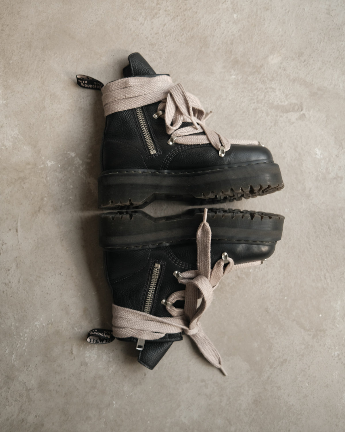 Rick Owens X Dr Martens Jumbo Lace