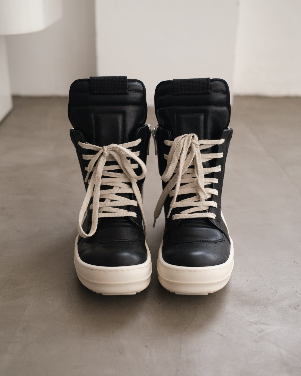RICK OWENS SS23 Geobasket Sneakers