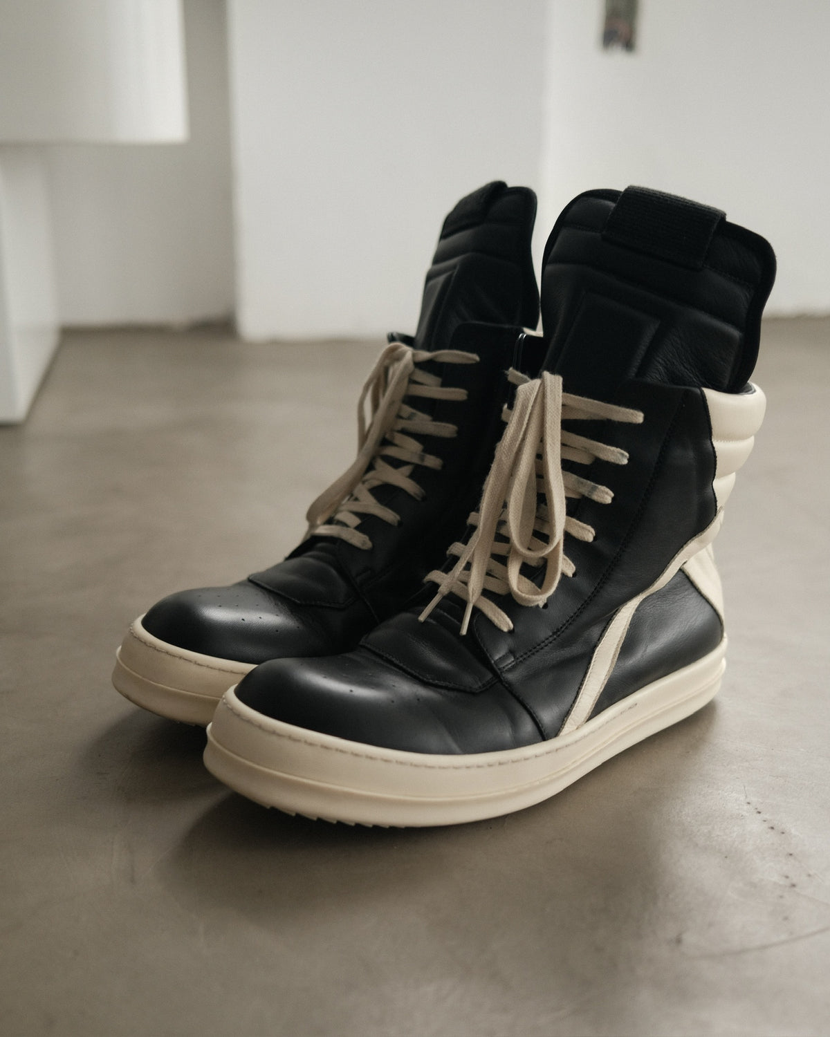 RICK OWENS SS23 Geobaskets Sneakers