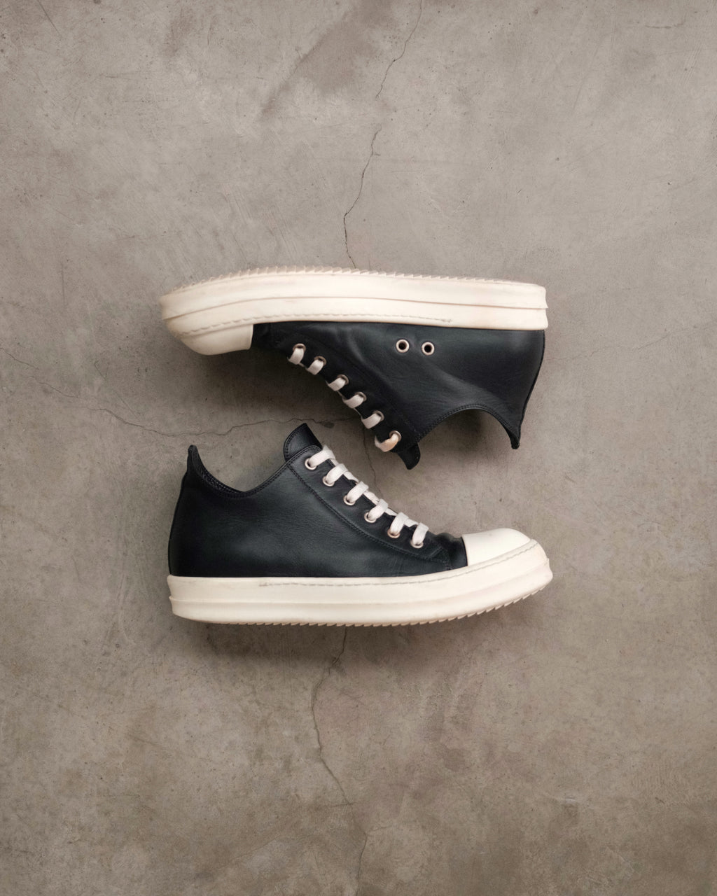 Rick Owens SS18 Mainline Low-top Ramones