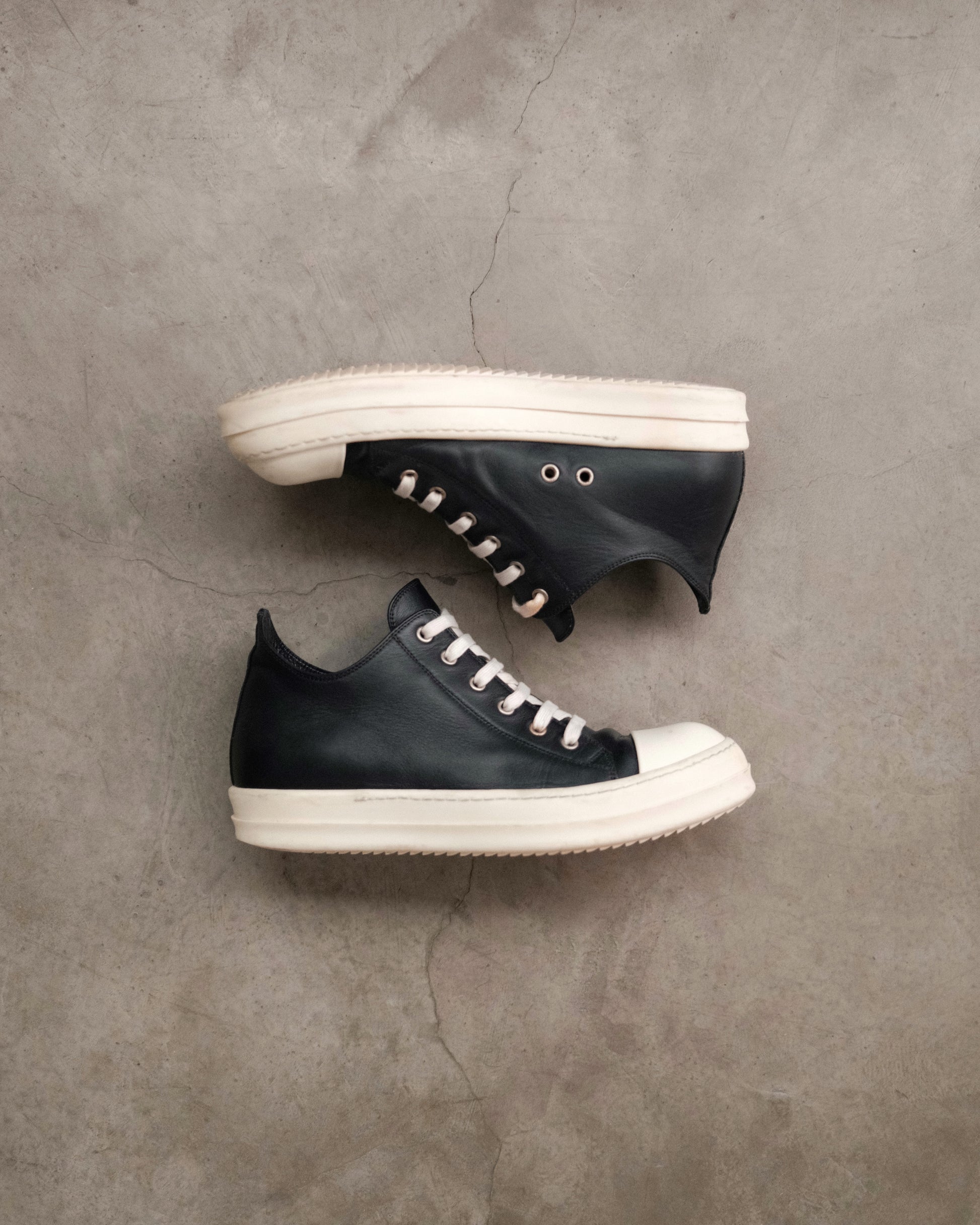 Rick Owens SS18 Mainline Low-top Ramones