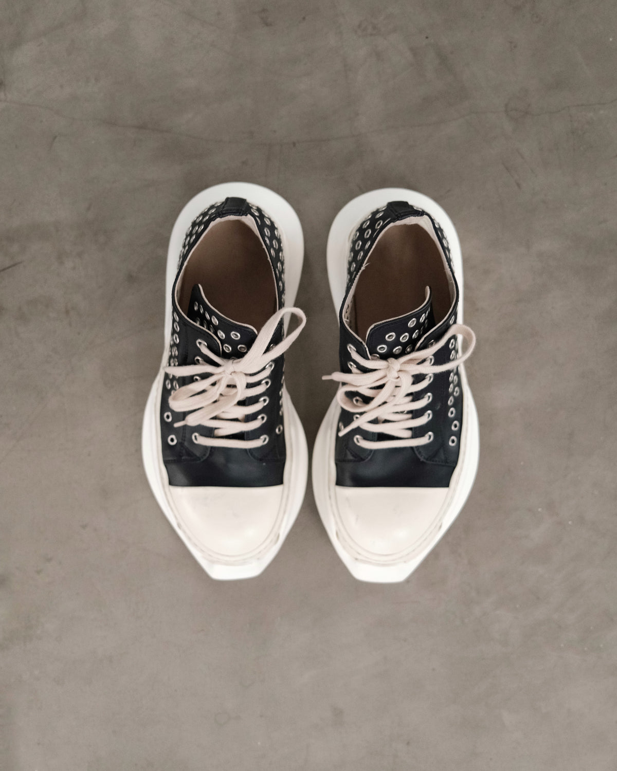 RICKOWEN Drkshdw Abstract Low Sneaker