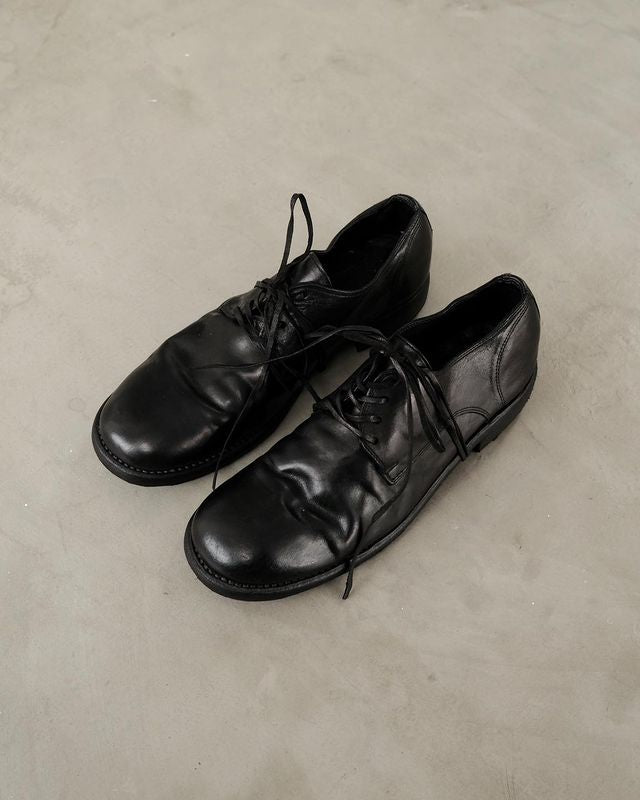 GUIDI 992 Leather Derby Shoes – Around The Shoes