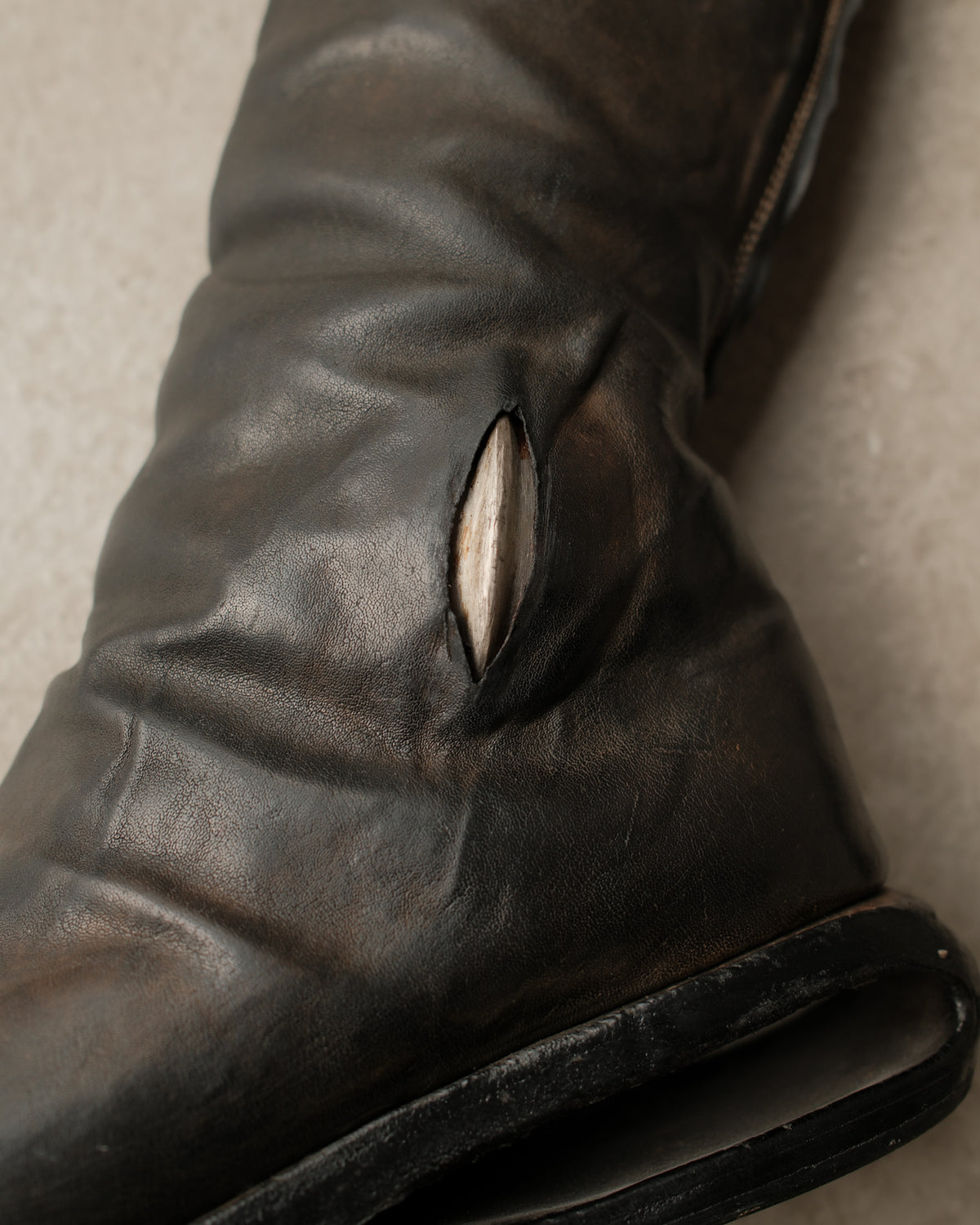 Carol Christian Poell Titanium Prosthetic U-Sole Boots