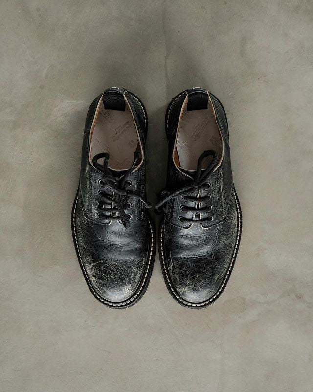 MAISON MARGIELA FW17 Distressed Derby Shoes.