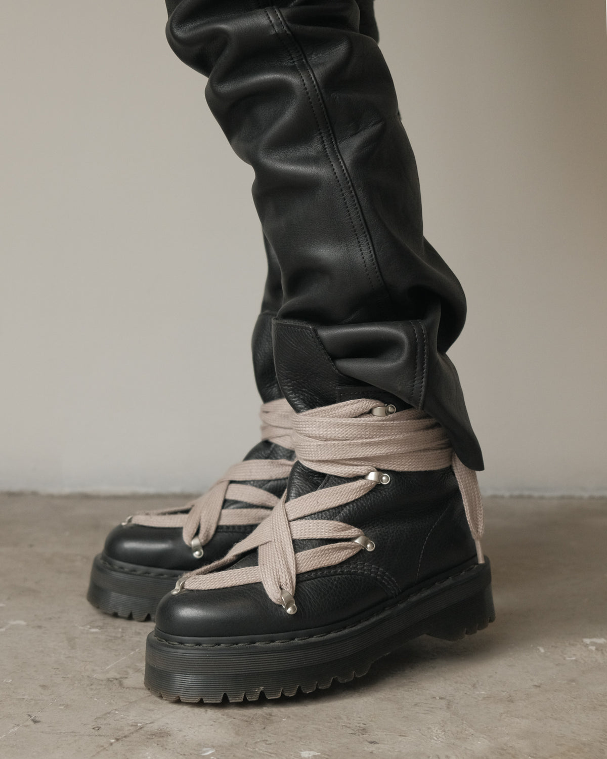 Rick Owens X Dr Martens Jumbo Lace