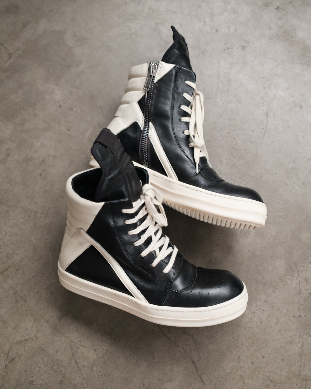 RICK OWENS SS23 Geobasket Sneaker