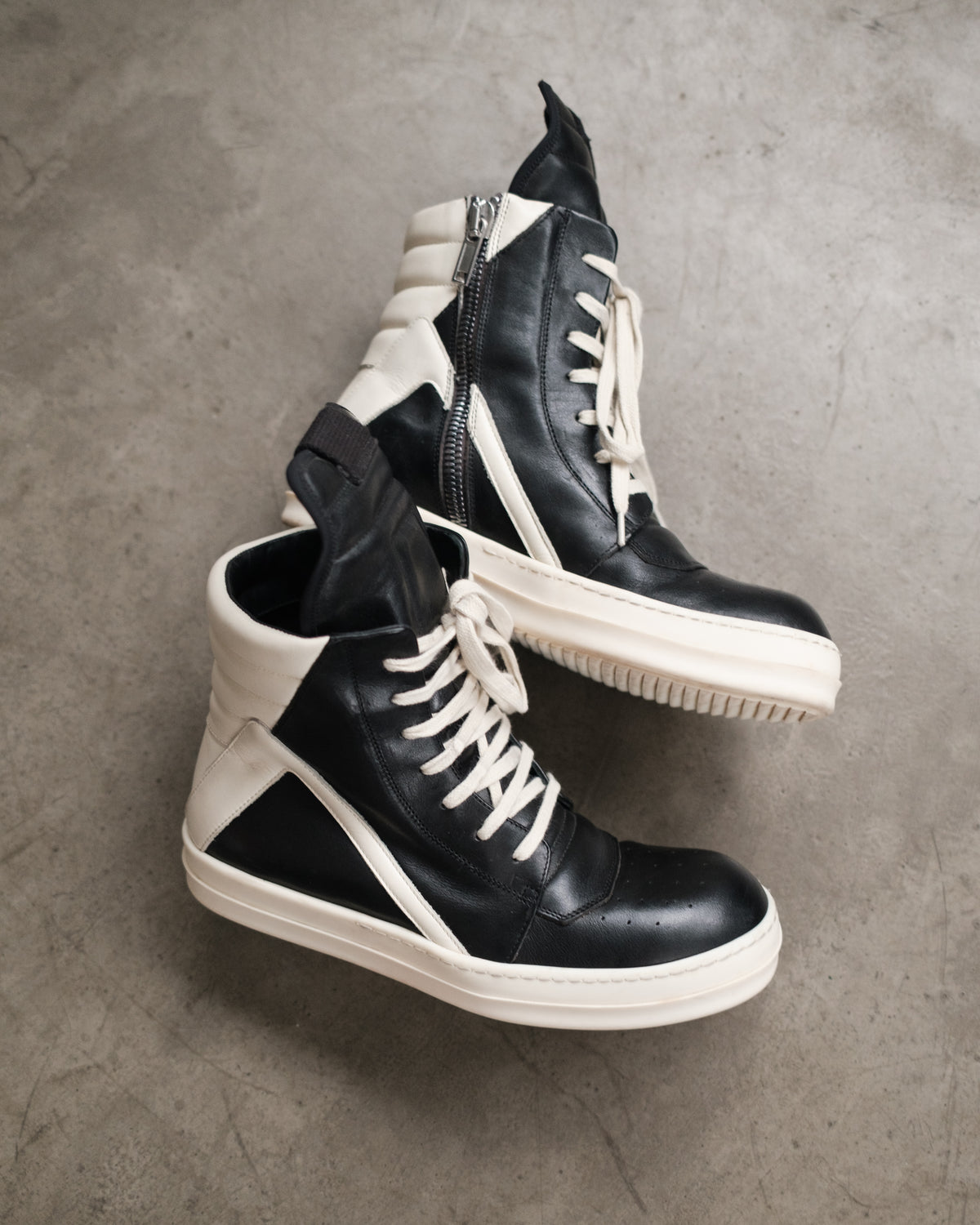 RICK OWENS SS23 Geobasket Sneaker