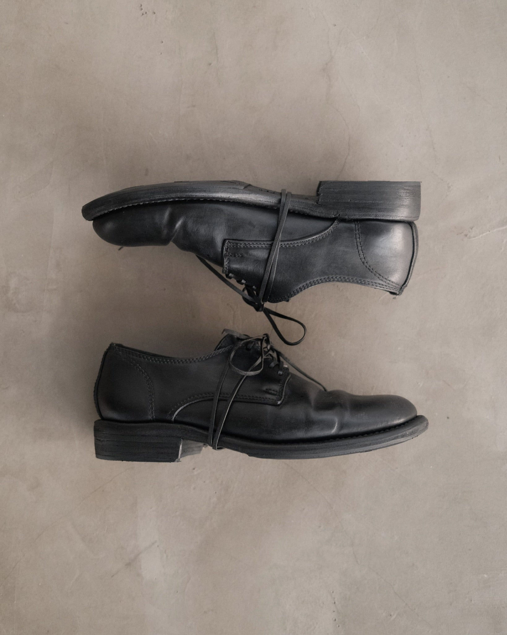 靴 GUIDI CALF 992 DERBY SHOES/42 Guidi 992 Grey - Lace Ups Derby Shoes | UJNG