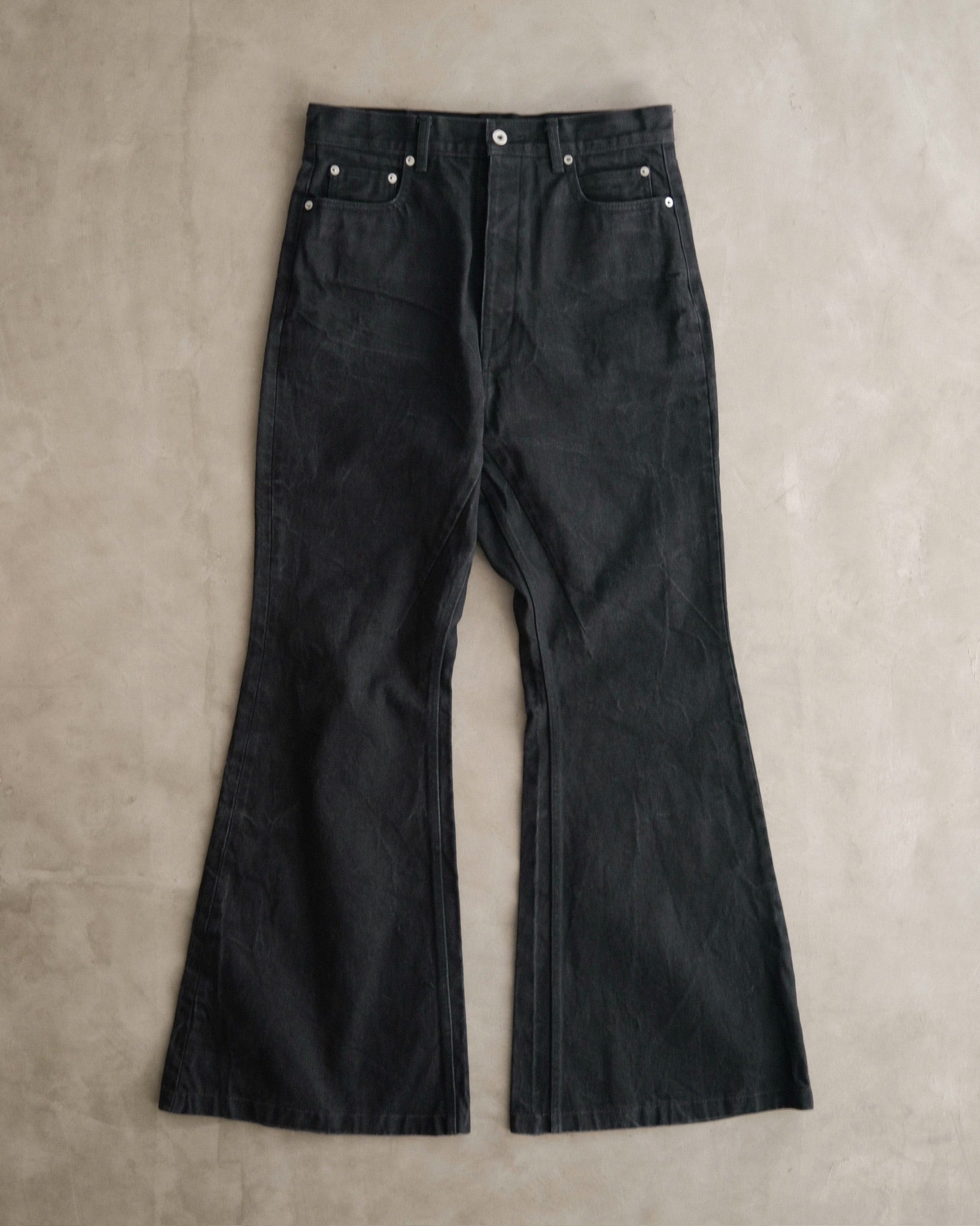 RICKOWENS Drkshdw Black Bolan Bootcut Jeans