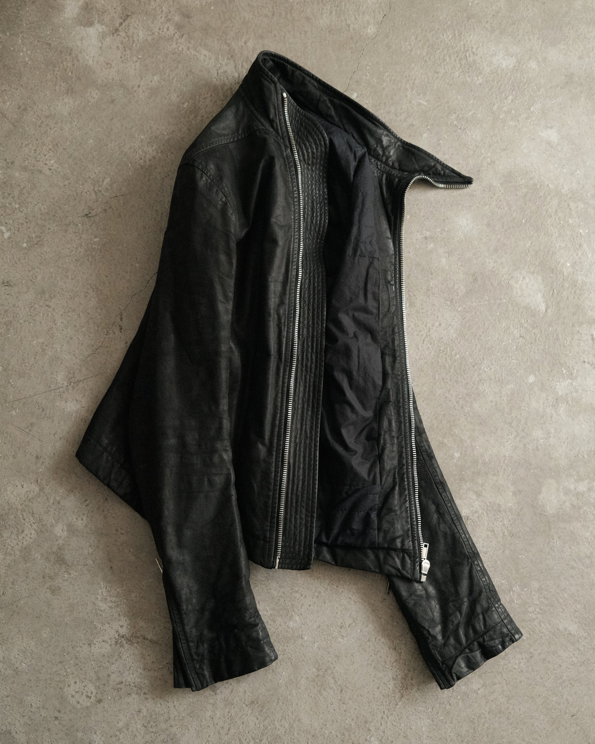 FW12 Rick Owens Mollino Leather Jacket