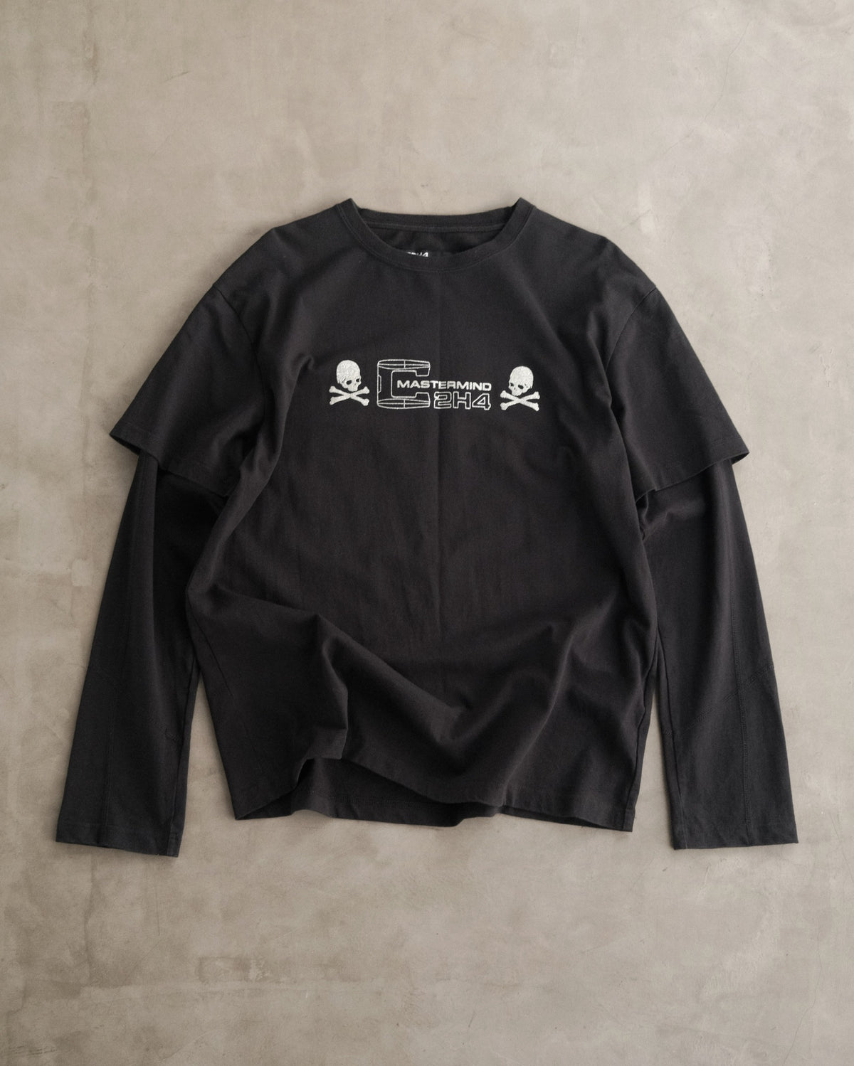 C2H4 X MASTERMIND JAPAN Double Layer Long Sleeve T-Shirt