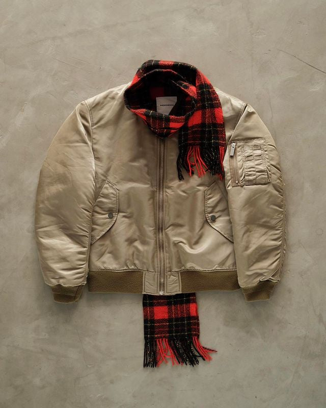 FW15 Phenomenon Cutoff “Scarf” Ma-1 Bomber Jacket
