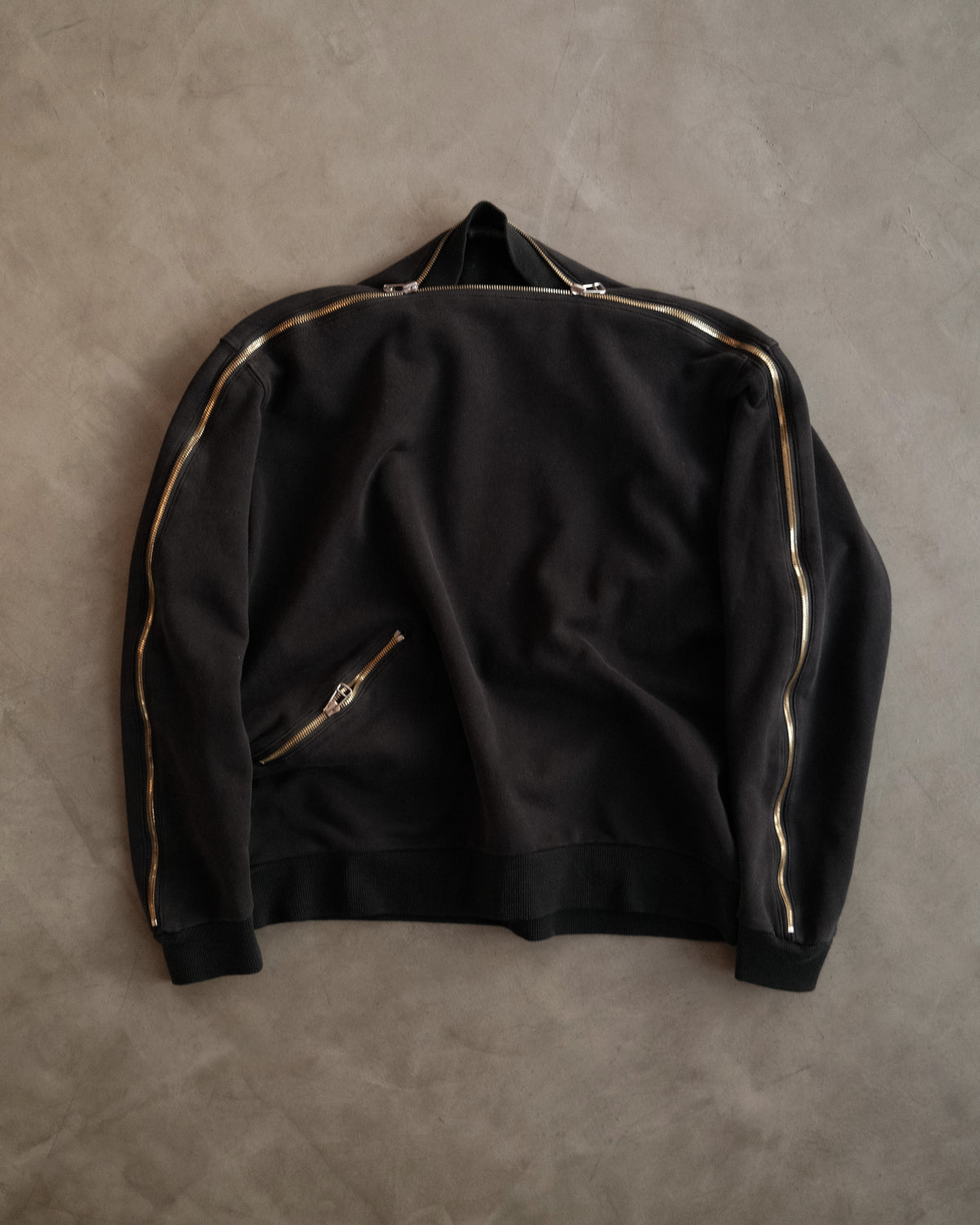 ISSEY MIYAKE Vintage 1987 Staff Zipper Sweater