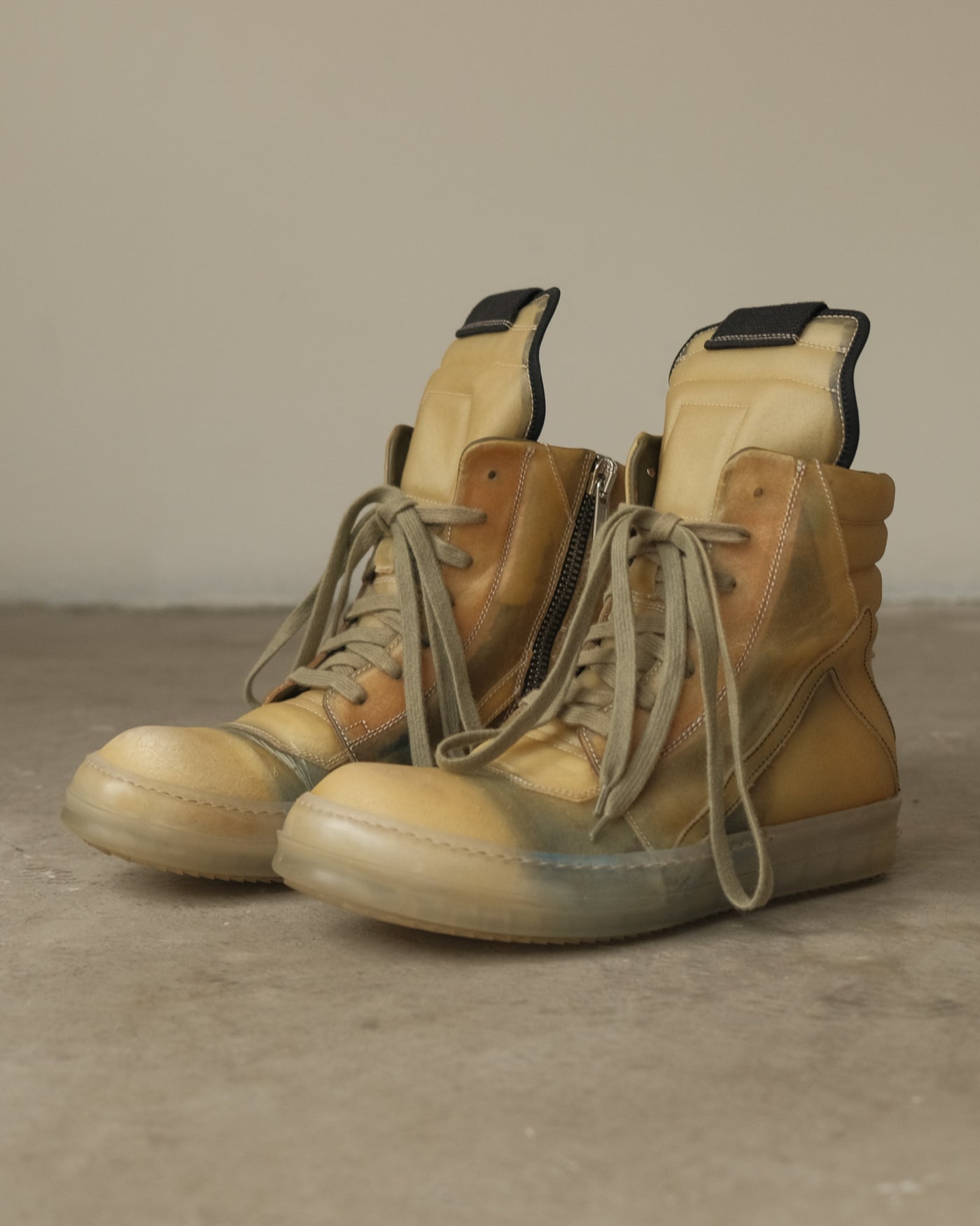 SS19 Rick Owens Babel Geobasket Sneakers