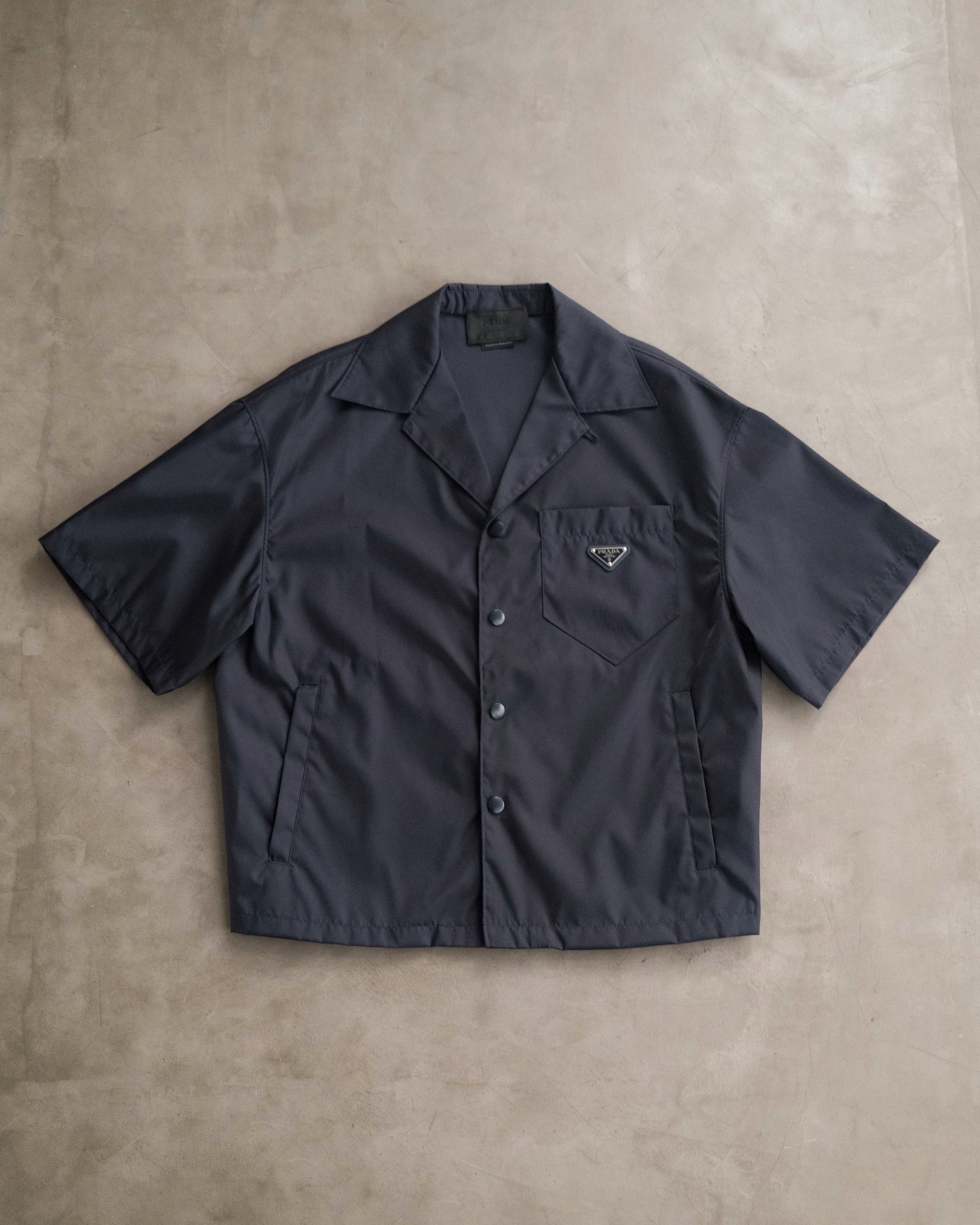 PRADA Nylon Button Up Shirt